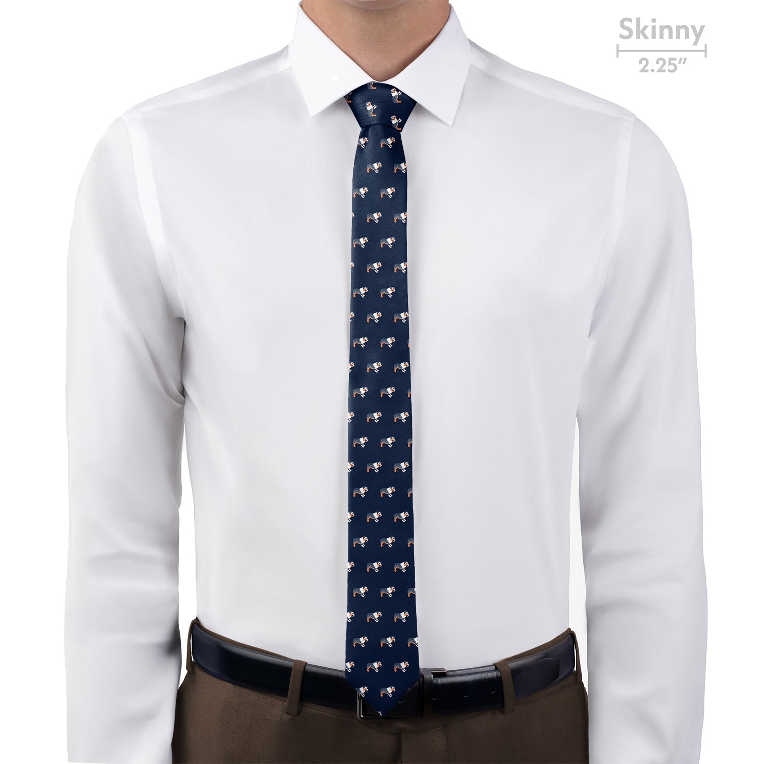 Australian Shepherd Necktie - Skinny - Knotty Tie Co.