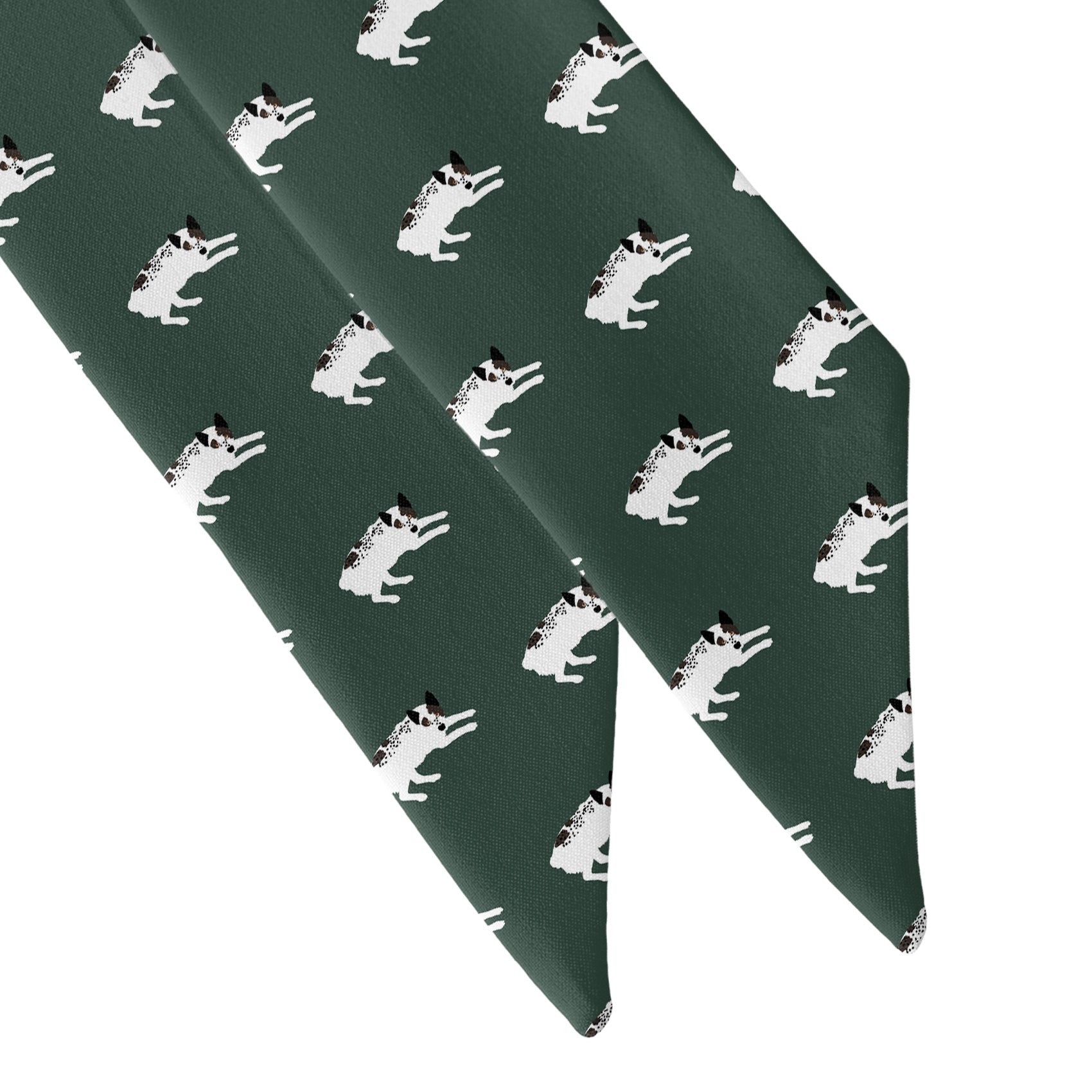 Australian Cattle Dog Hair Scarf - Scarf Tapered Ends - Knotty Tie Co.