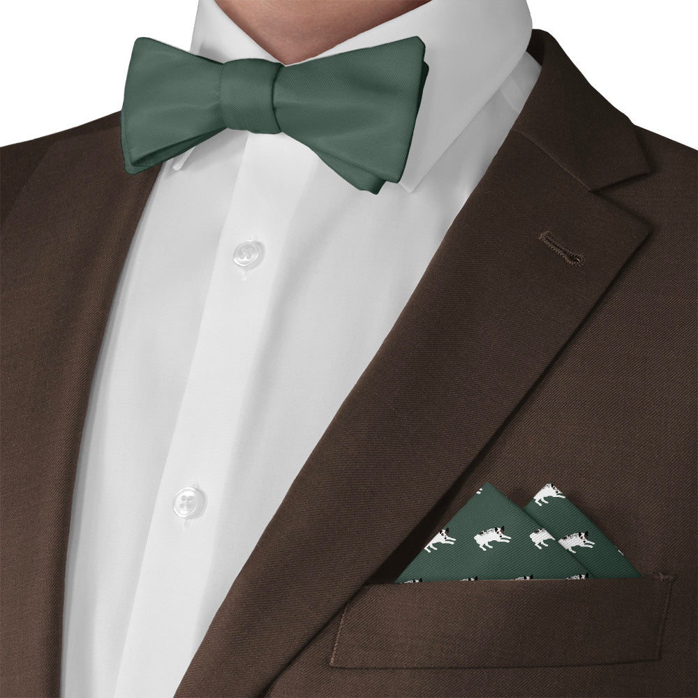 Australian Cattle Dog Pocket Square - Matching Bow Tie - Knotty Tie Co.