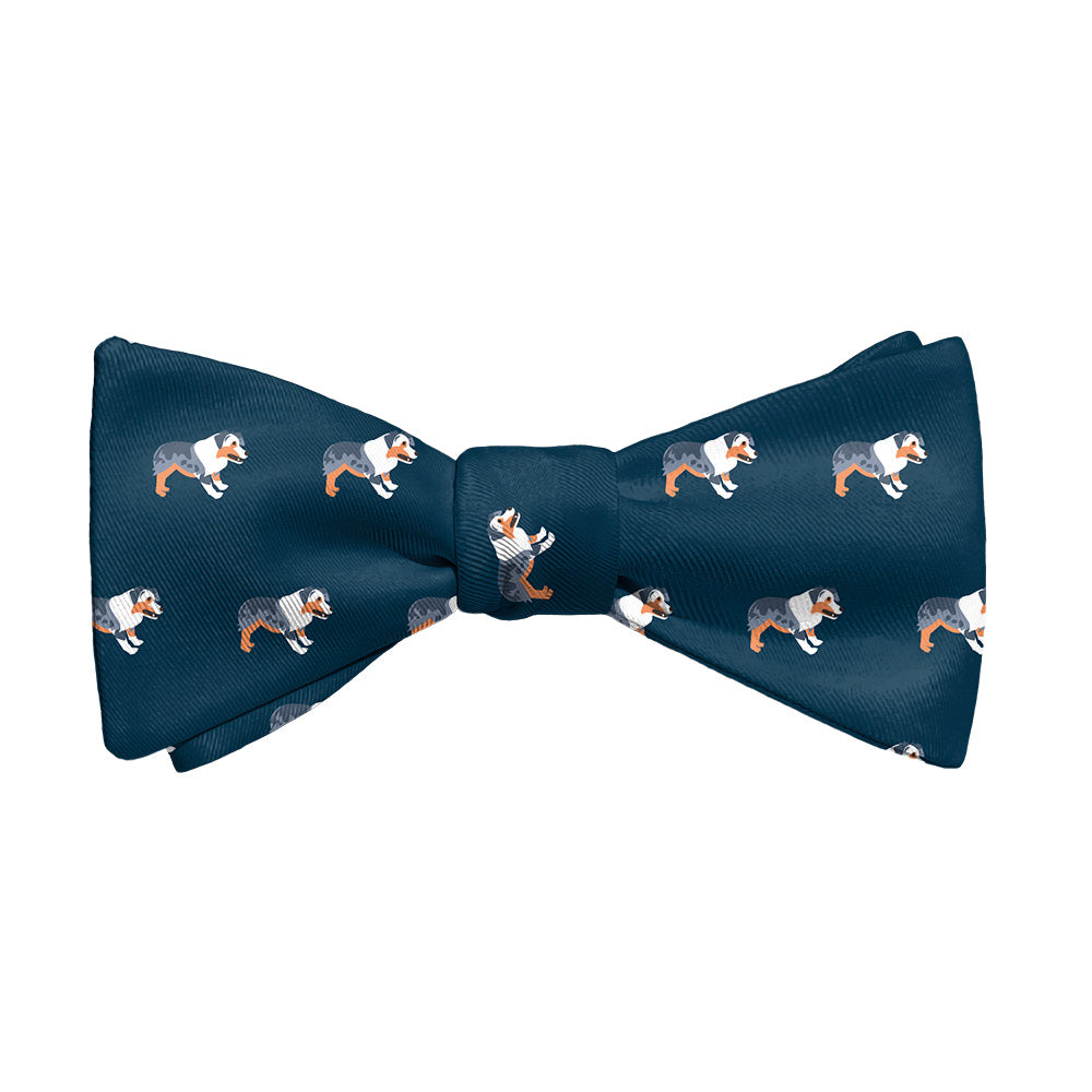 Australian Shepherd Bow Tie - Adult Standard Self-Tie 14-18" -  - Knotty Tie Co.