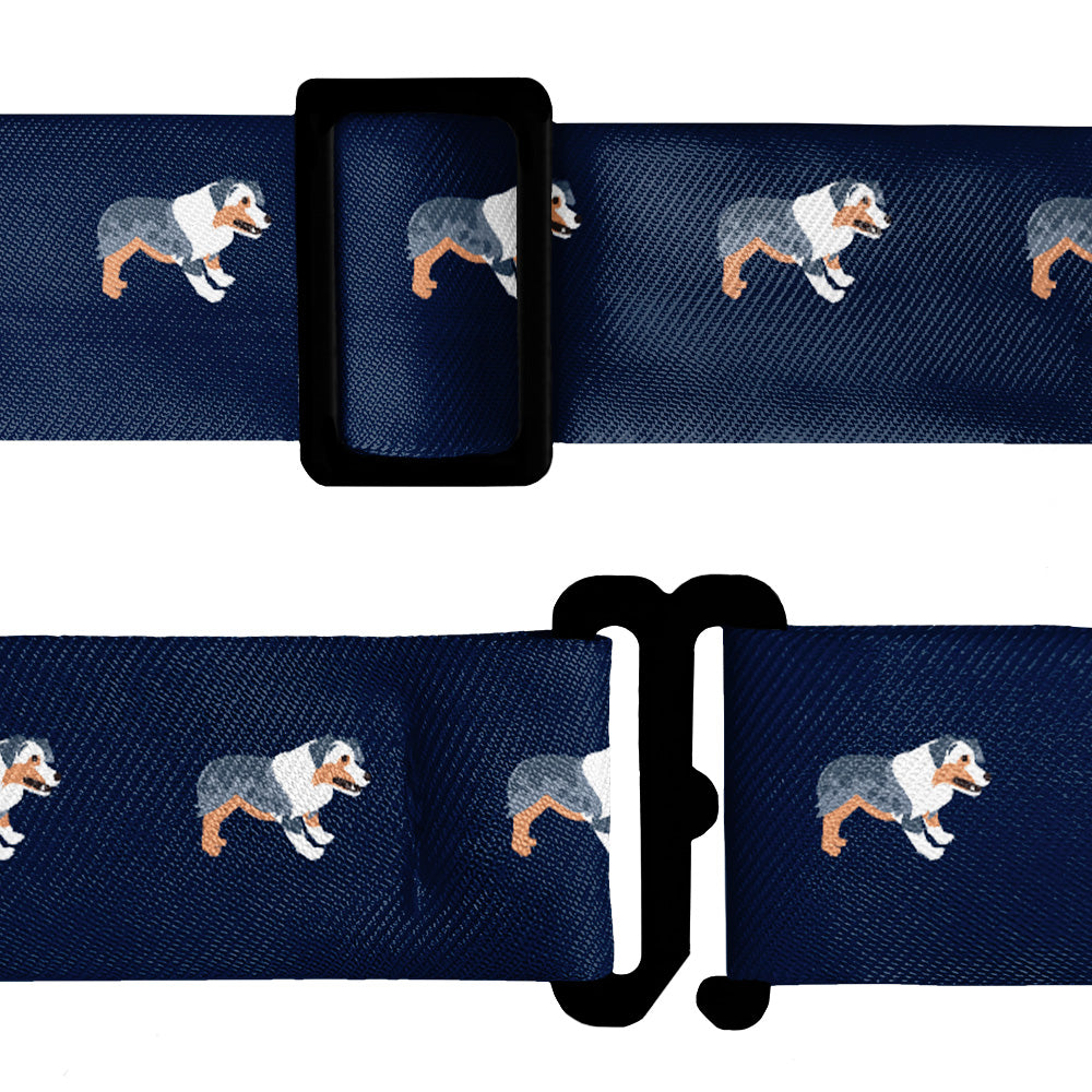 Australian Shepherd Bow Tie - Bow Tie Hardware - Knotty Tie Co.