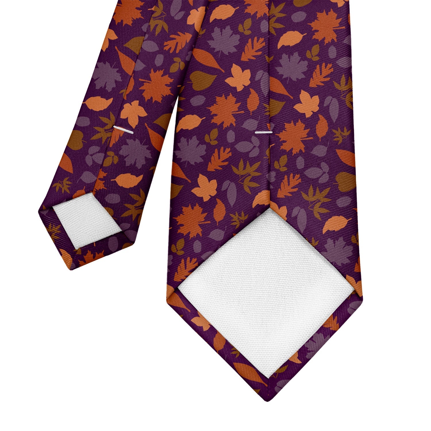 Autumn Leaves Necktie - Tipping - Knotty Tie Co.