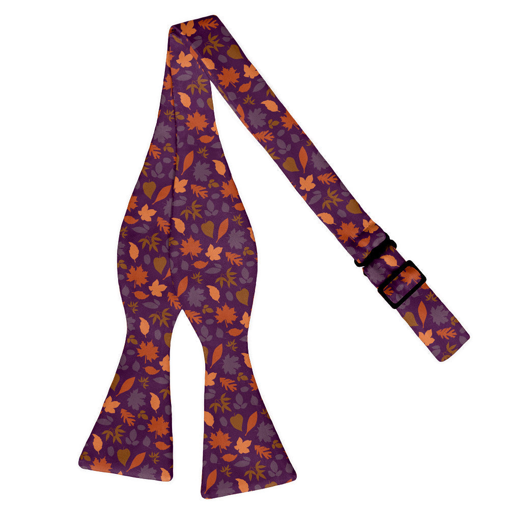 Autumn Leaves Bow Tie - Adult Extra-Long Self-Tie 18-21" -  - Knotty Tie Co.