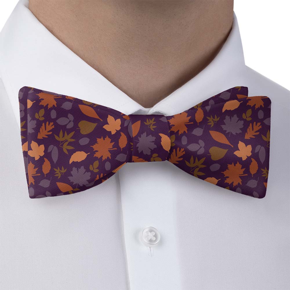 Autumn Leaves Bow Tie - Bow Tie with Dress Shirt - Knotty Tie Co.