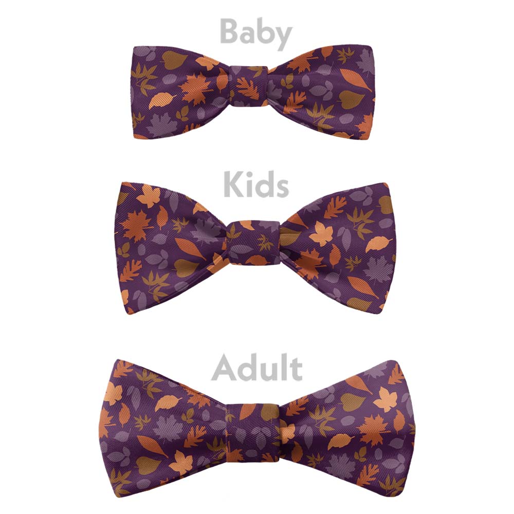 Autumn Leaves Bow Tie - Bow Sizes - Knotty Tie Co.
