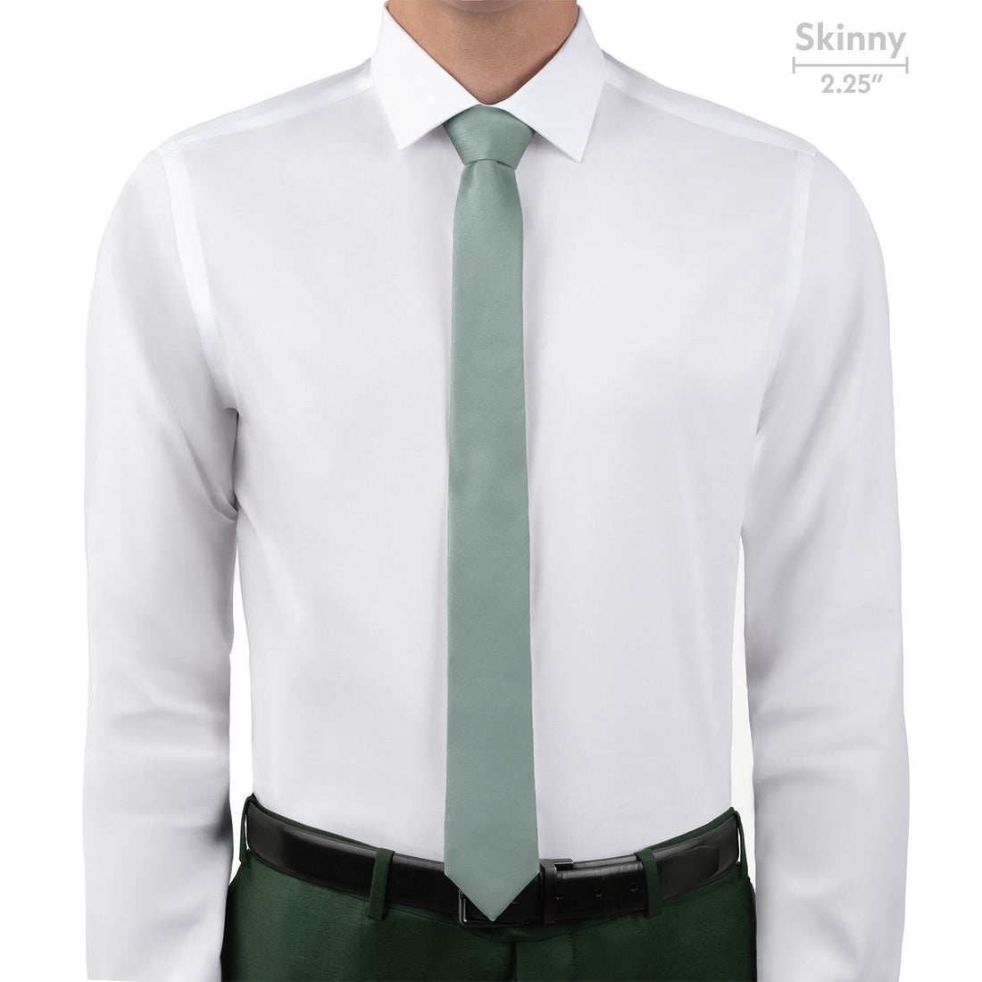Azazie Agave Necktie - Skinny - Knotty Tie Co.