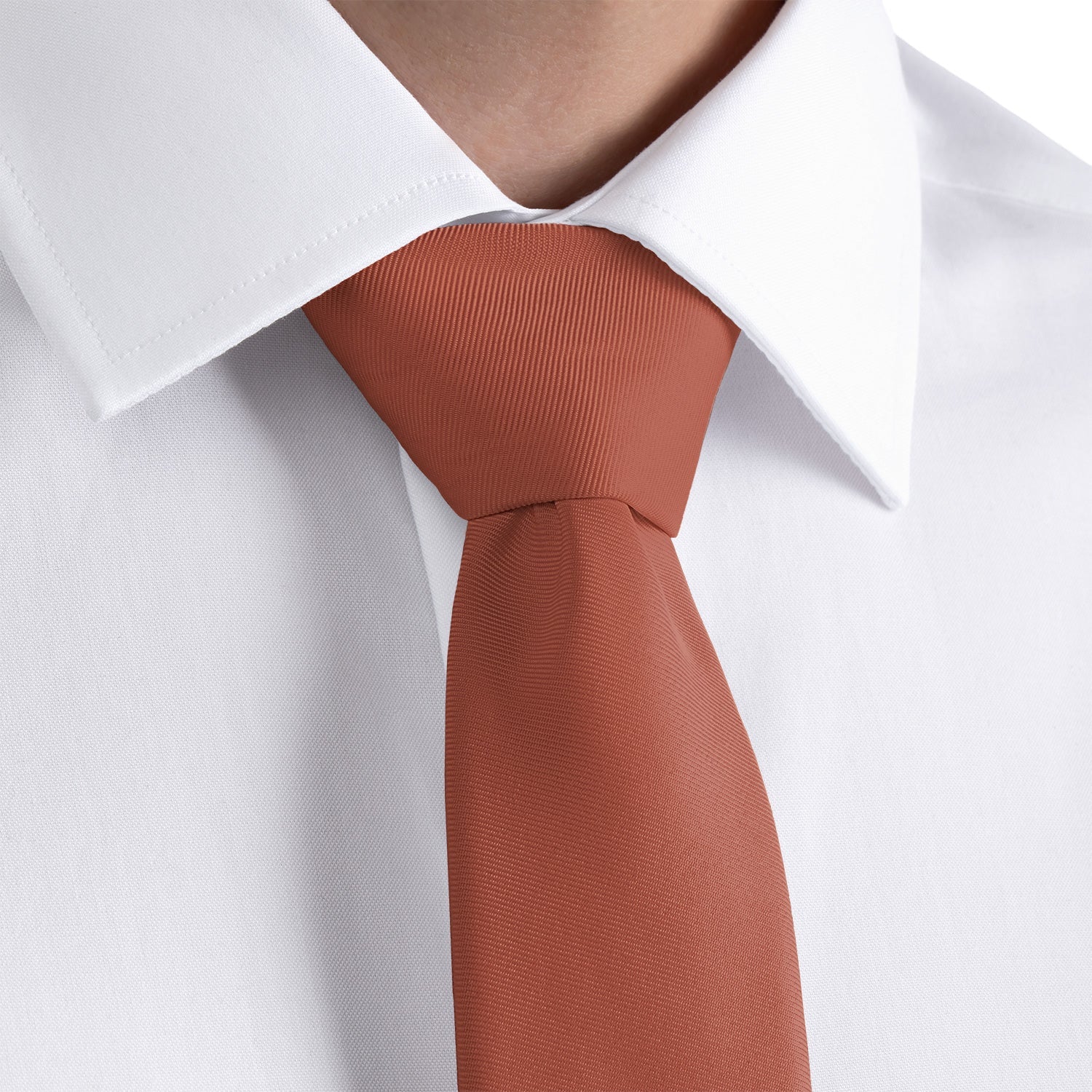 Azazie Auburn Necktie | Skinny, Knotty, Classic Widths