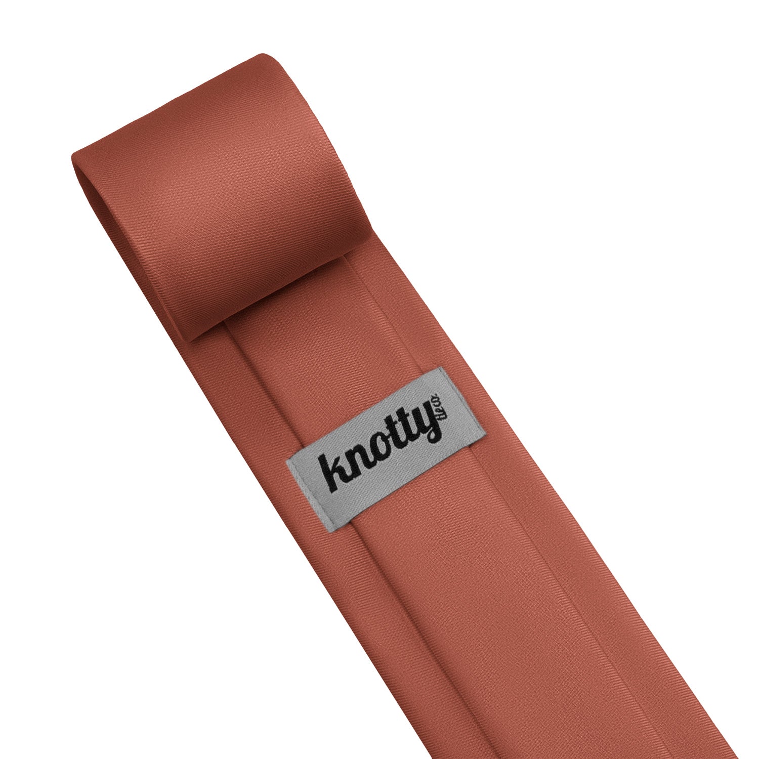 Azazie Auburn Necktie - Tag - Knotty Tie Co.