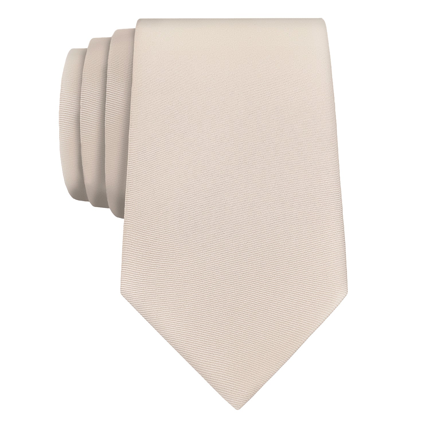 Azazie Blushing Pink Necktie - Rolled - Knotty Tie Co.