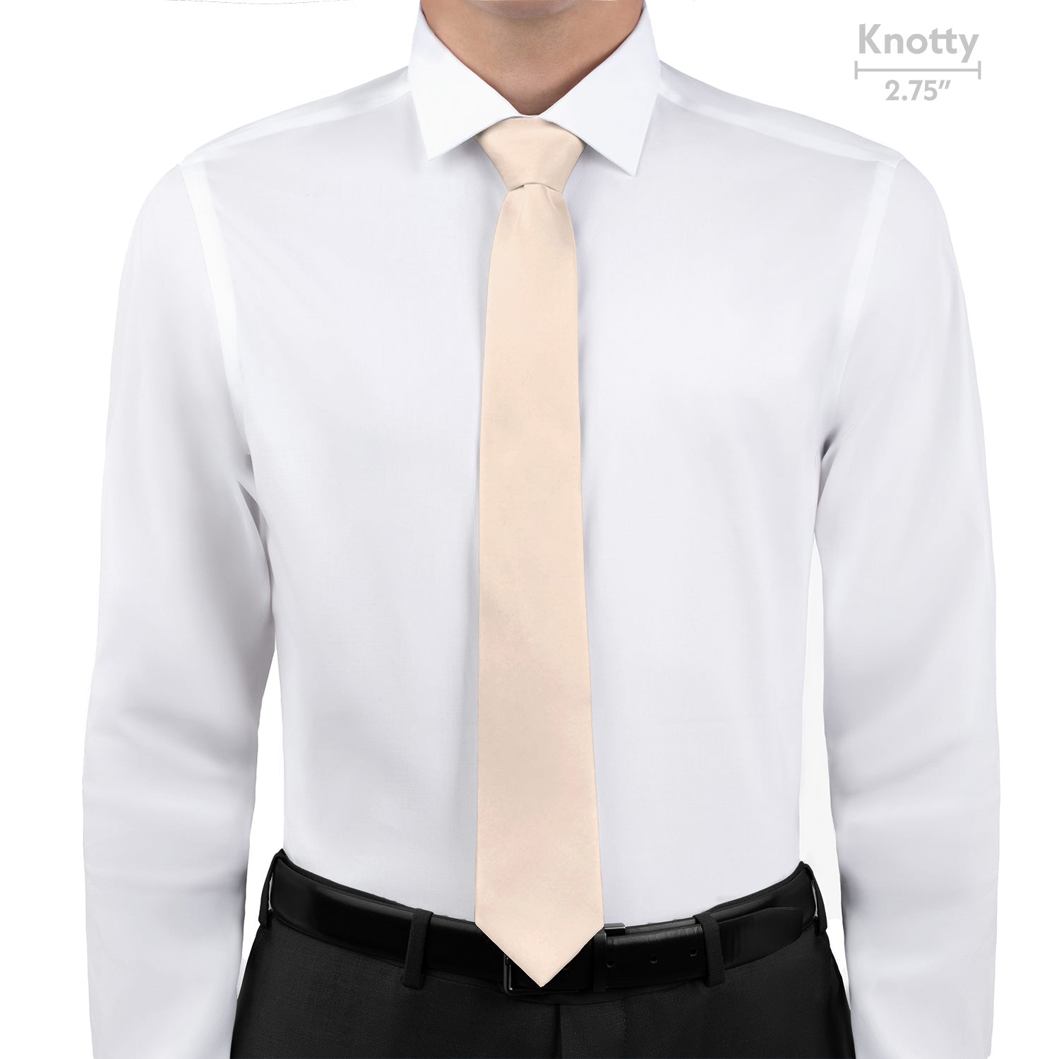 Azazie Blushing Pink Necktie - Knotty - Knotty Tie Co.