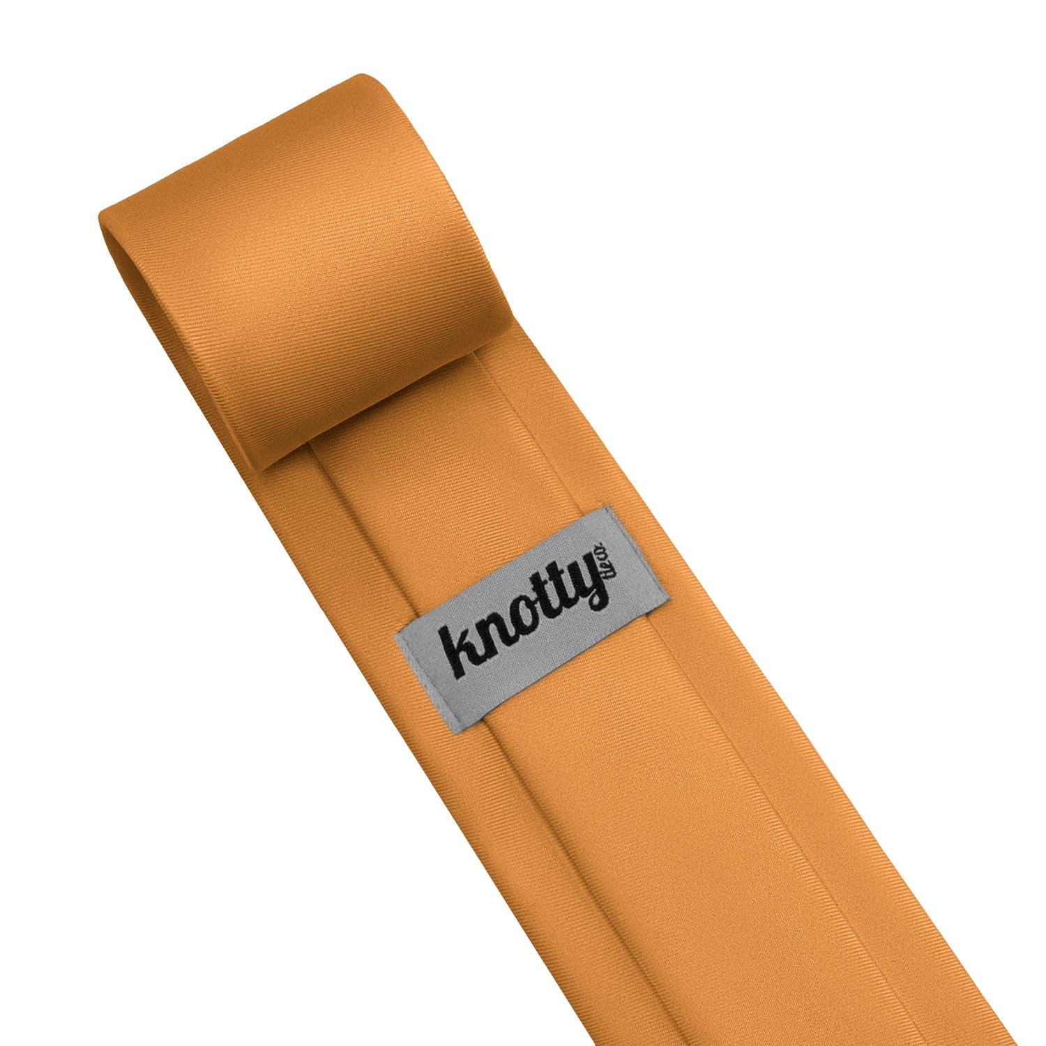 Azazie Butterscotch Necktie - Tag - Knotty Tie Co.