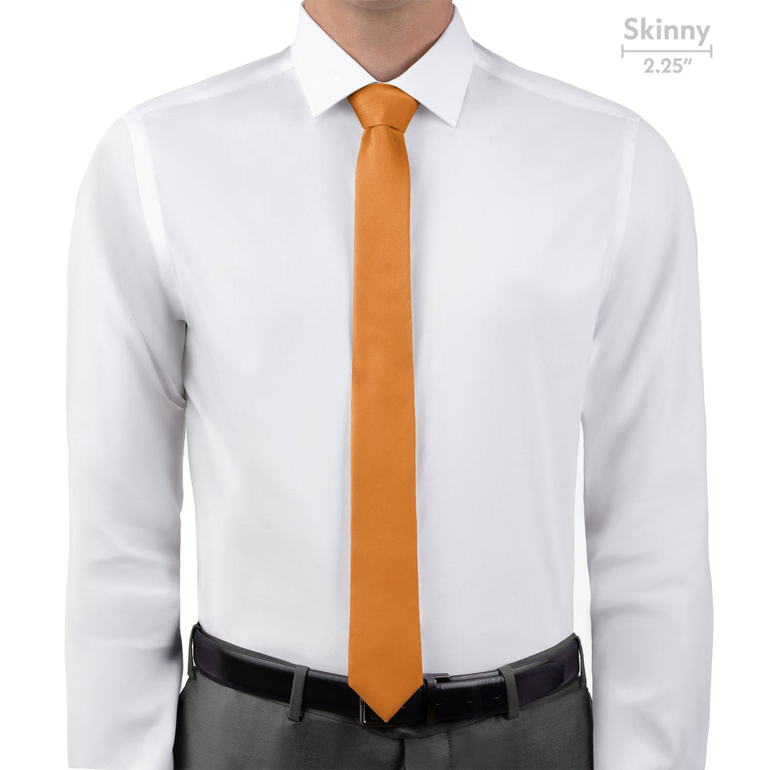 Azazie Butterscotch Necktie - Skinny - Knotty Tie Co.
