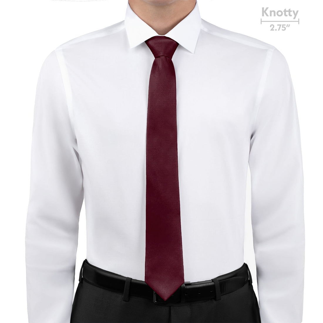 Azazie Cabernet Necktie - Knotty - Knotty Tie Co.