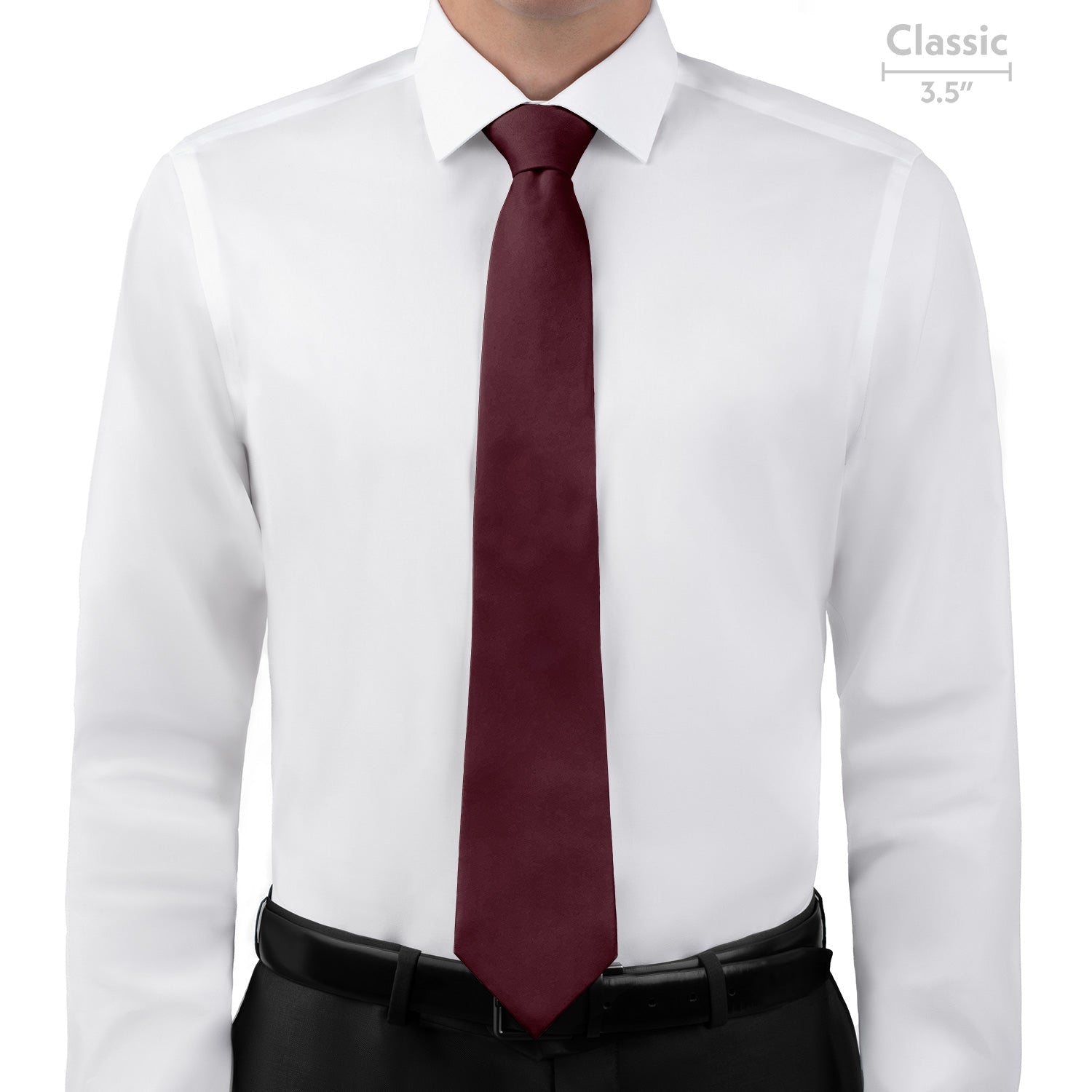 Azazie Cabernet Necktie - Classic - Knotty Tie Co.