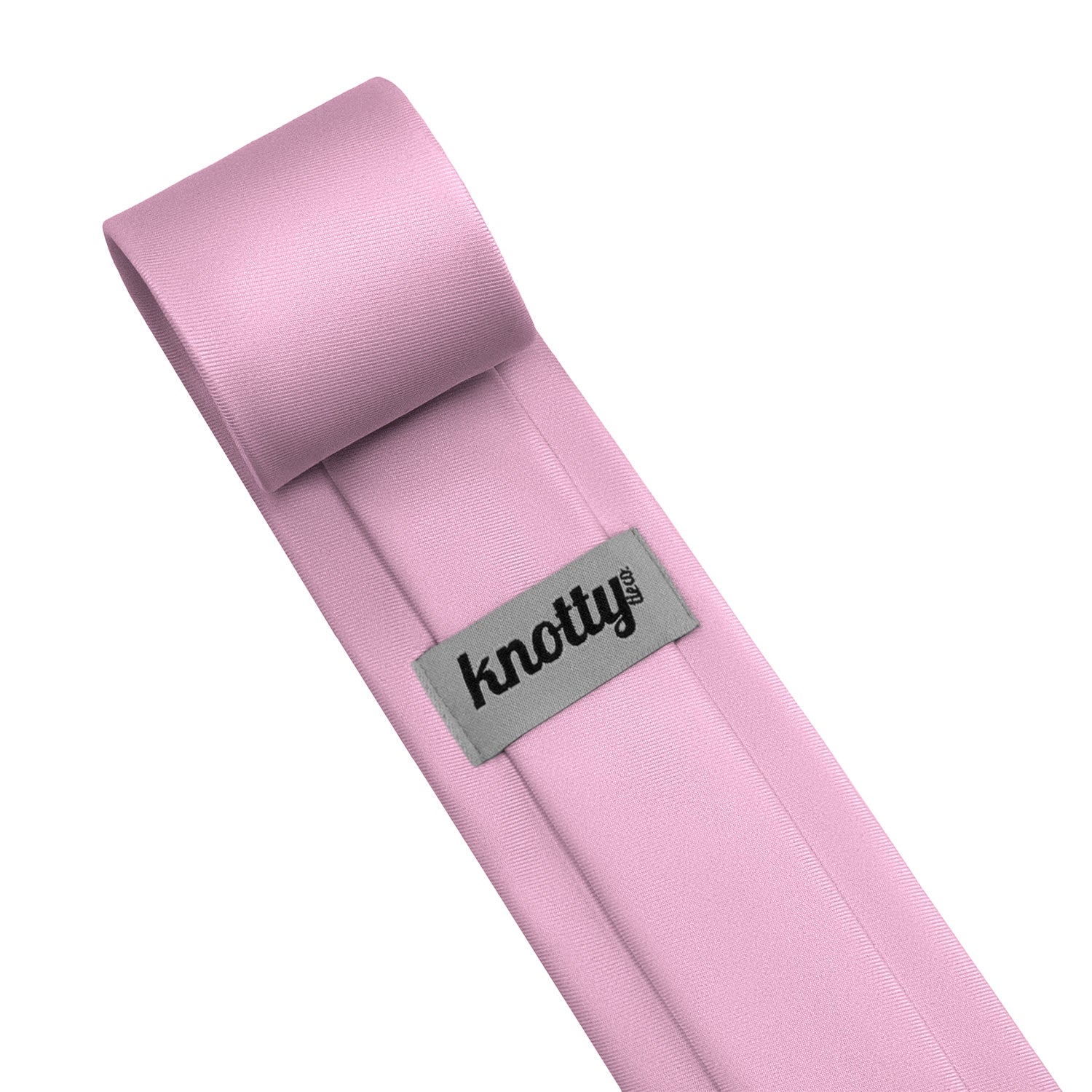 Azazie Candy Pink Necktie - Tag - Knotty Tie Co.