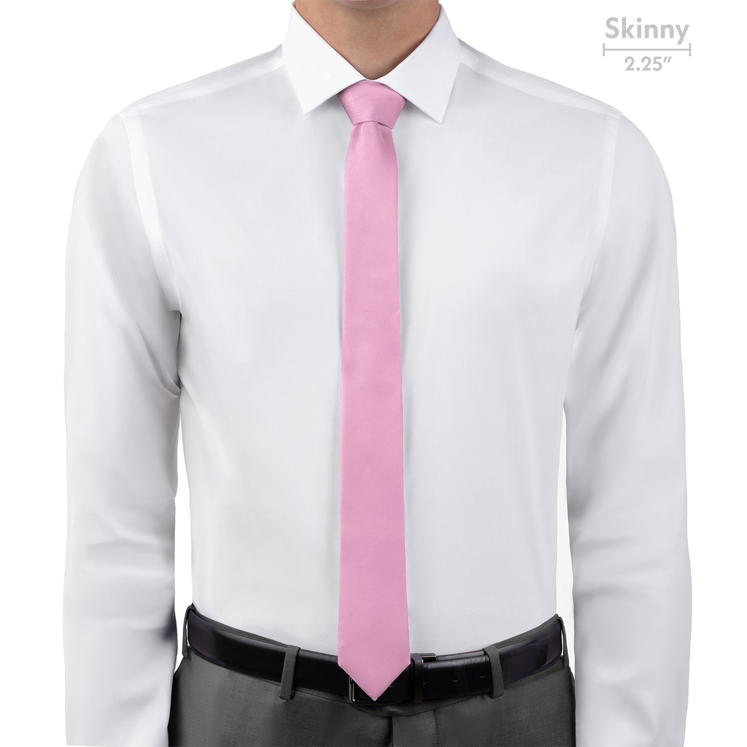 Azazie Candy Pink Necktie - Skinny - Knotty Tie Co.