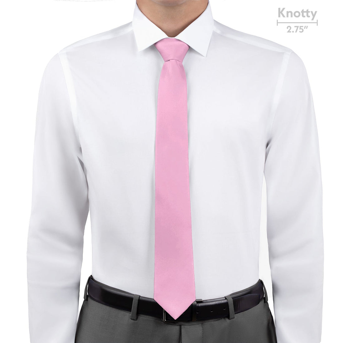 Azazie Candy Pink Necktie - Knotty - Knotty Tie Co.