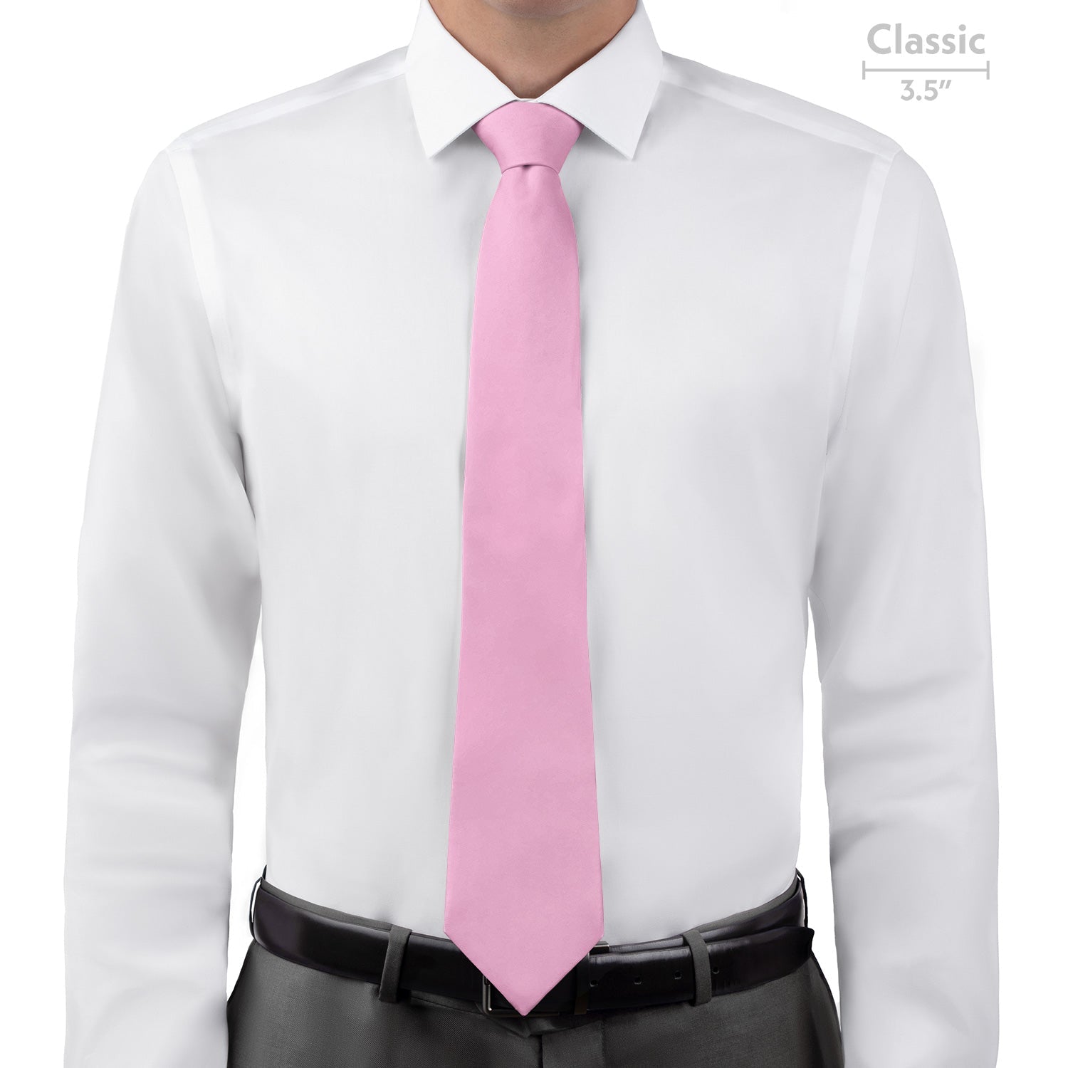 Azazie Candy Pink Necktie - Classic - Knotty Tie Co.