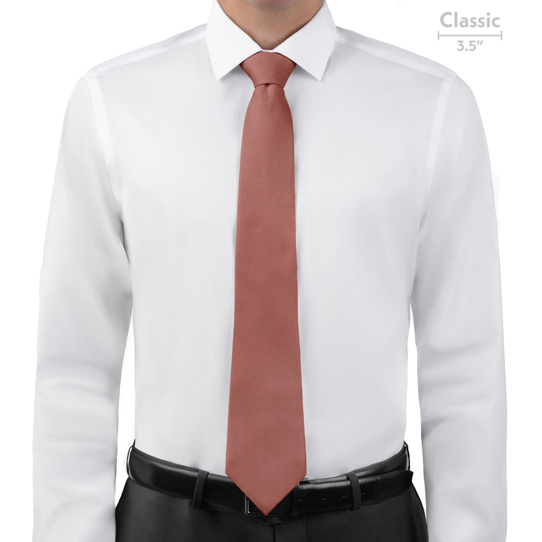 Azazie Cedar Rose Necktie - Classic - Knotty Tie Co.