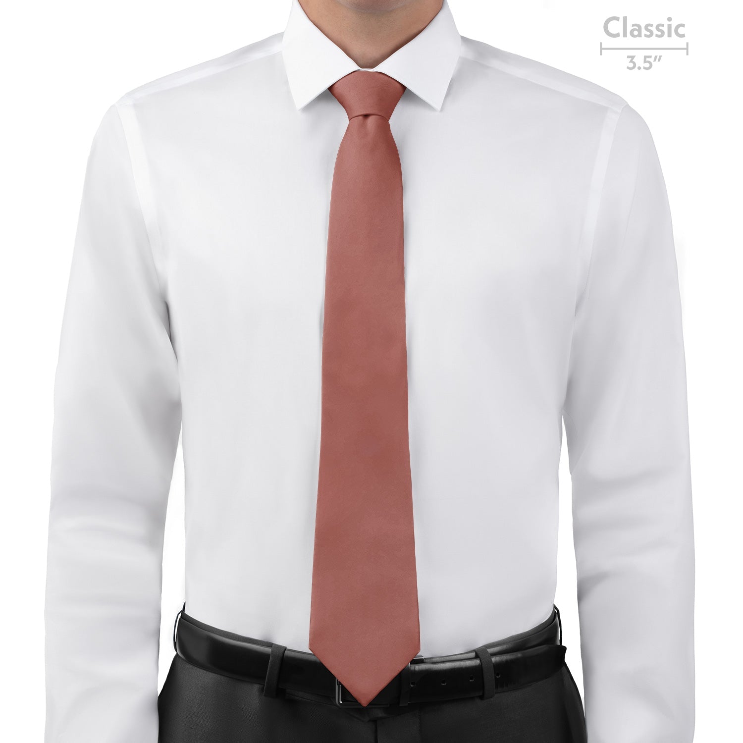 Azazie Cedar Rose Necktie - Classic - Knotty Tie Co.
