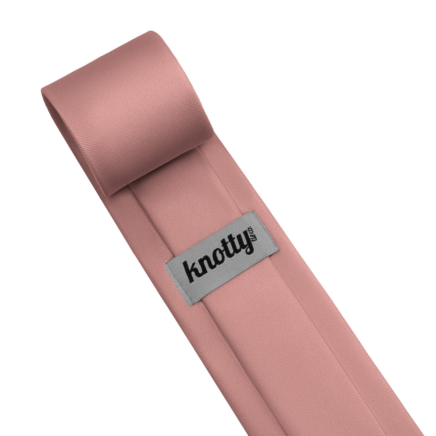 Azazie Champagne Rose Necktie - Tag - Knotty Tie Co.
