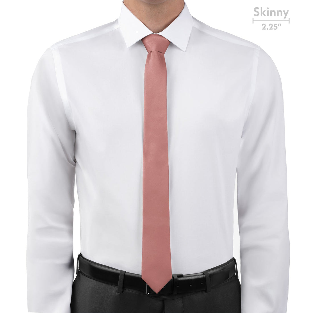 Azazie Champagne Rose Necktie - Skinny - Knotty Tie Co.