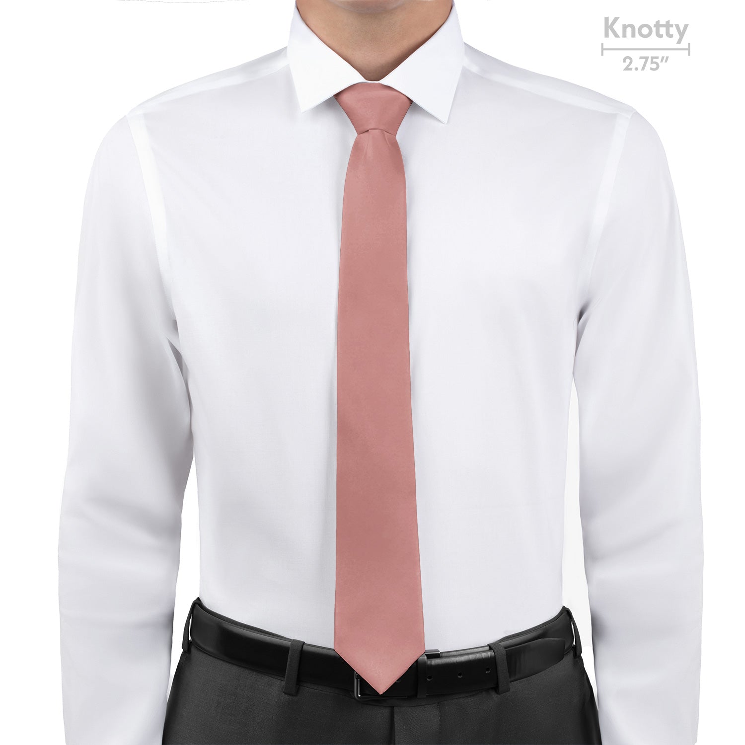 Azazie Champagne Rose Necktie - Knotty - Knotty Tie Co.