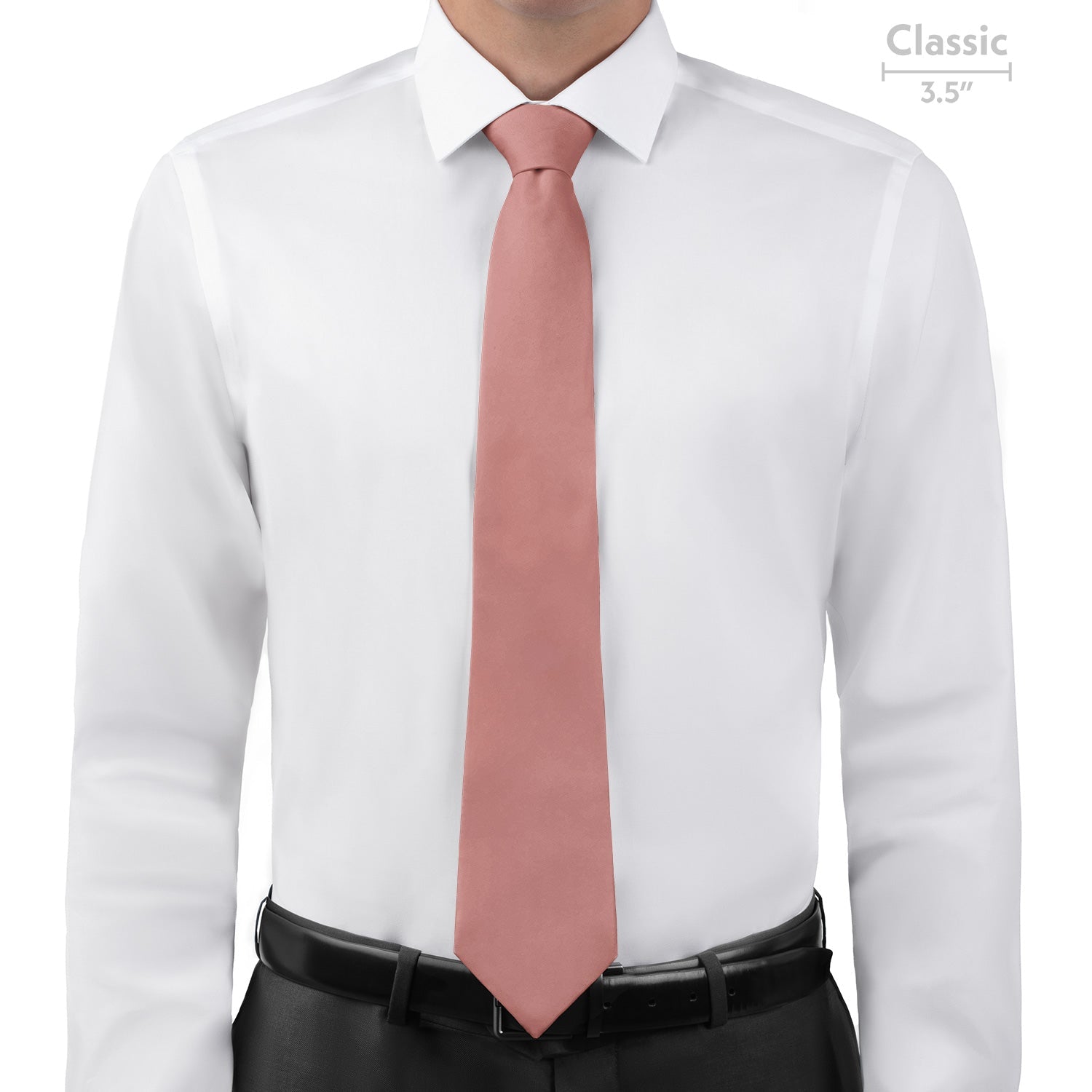 Azazie Champagne Rose Necktie - Classic - Knotty Tie Co.