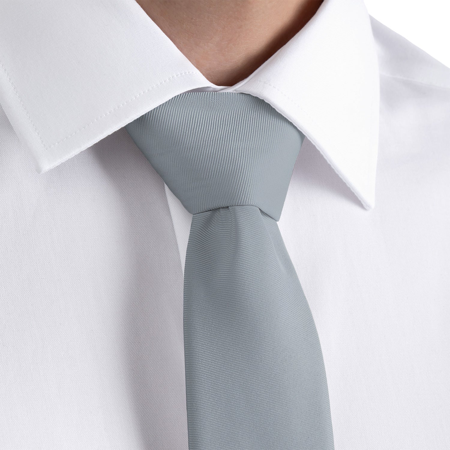 Azazie Dolphin Grey Necktie - Dress Shirt - Knotty Tie Co.