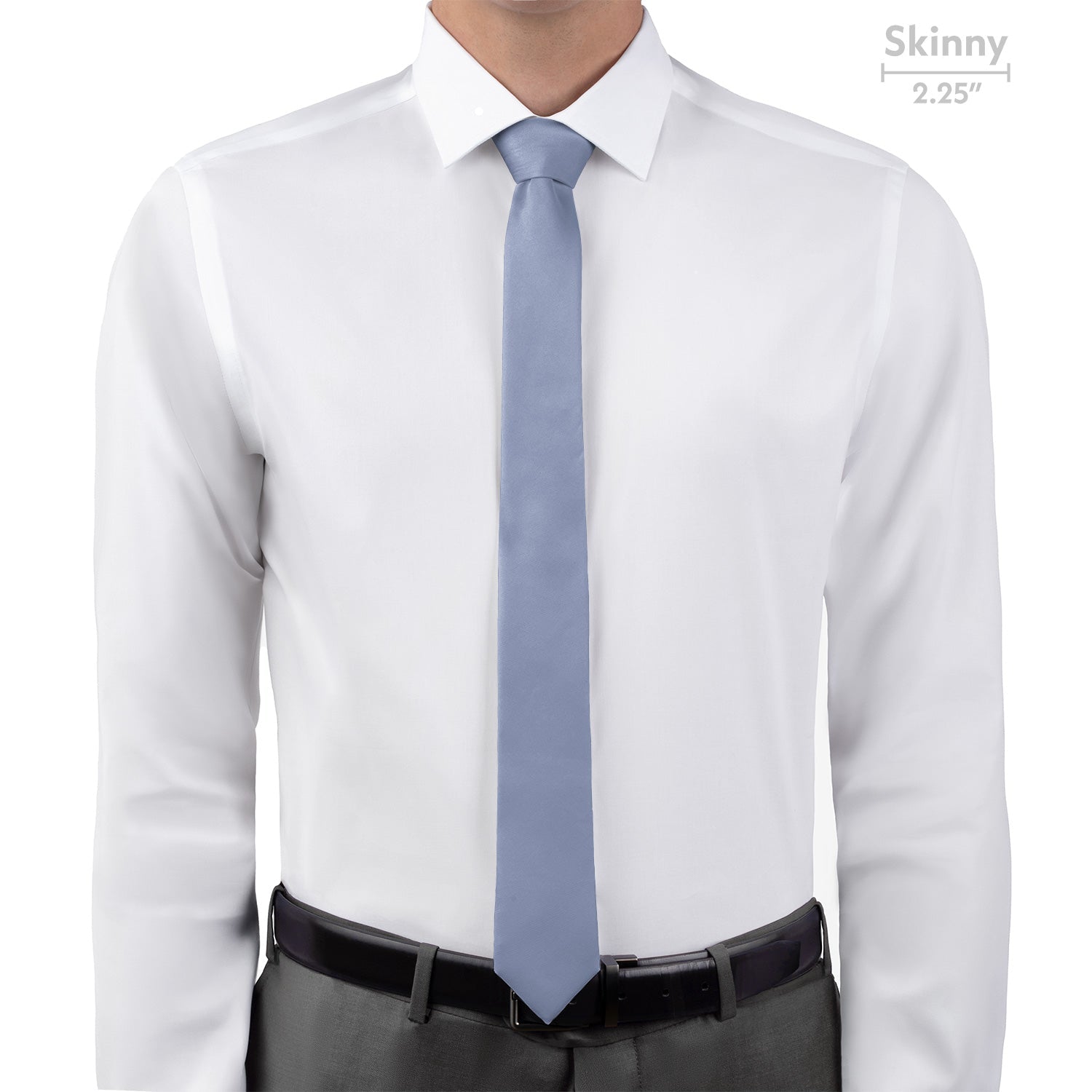Azazie Dusty Lavender Necktie - Skinny - Knotty Tie Co.