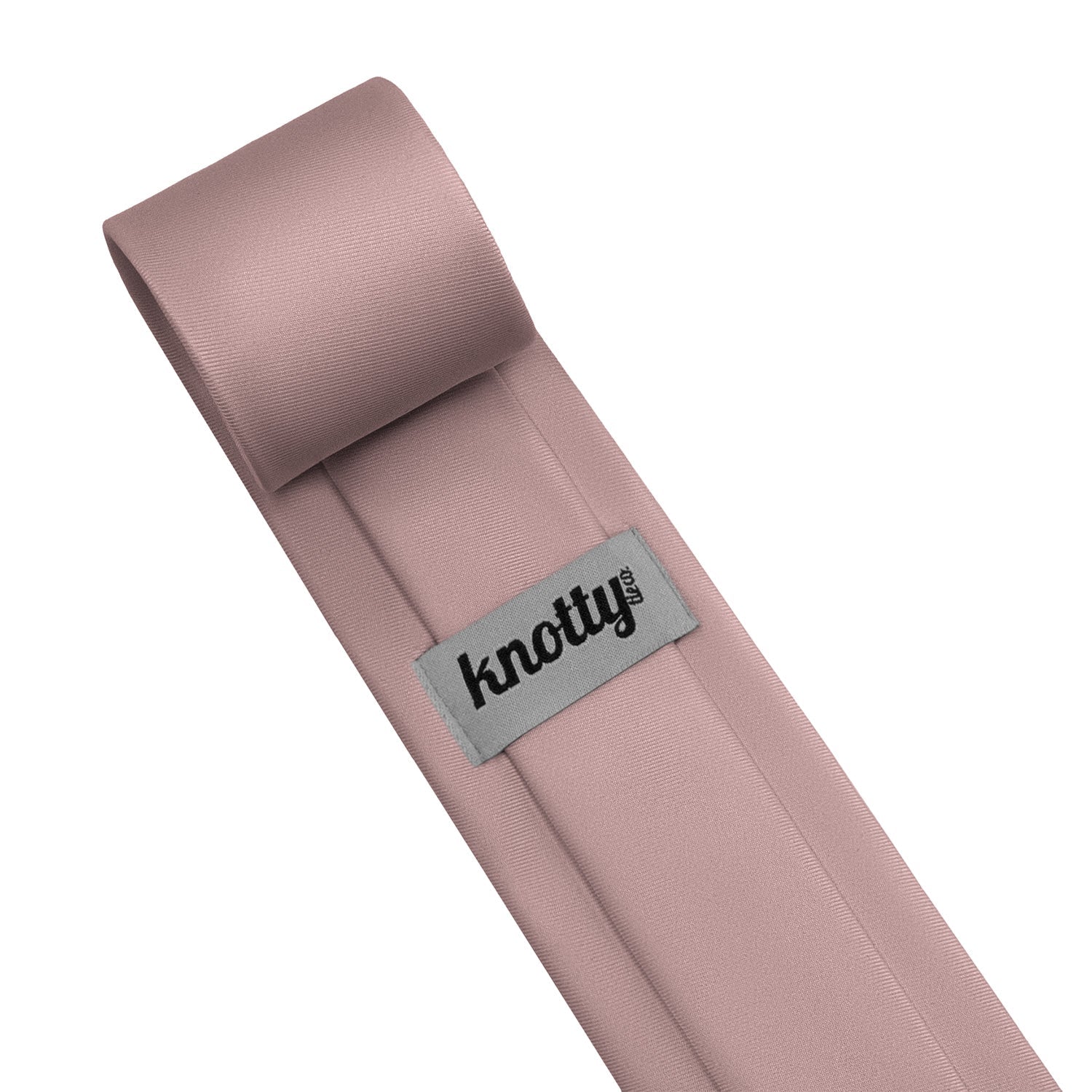 Azazie Dusty Rose Necktie - Tag - Knotty Tie Co.