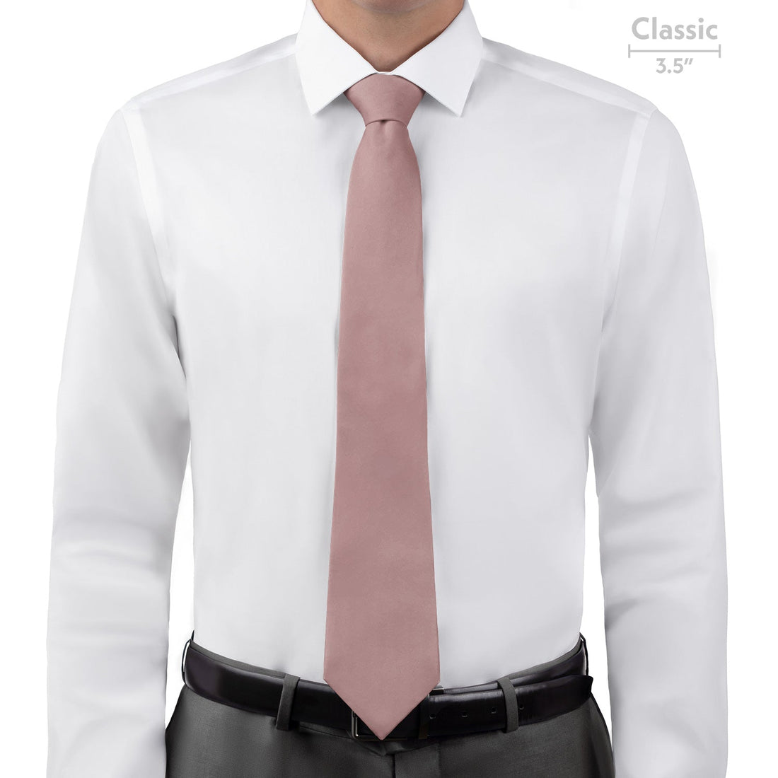 Azazie Dusty Rose Necktie - Classic - Knotty Tie Co.