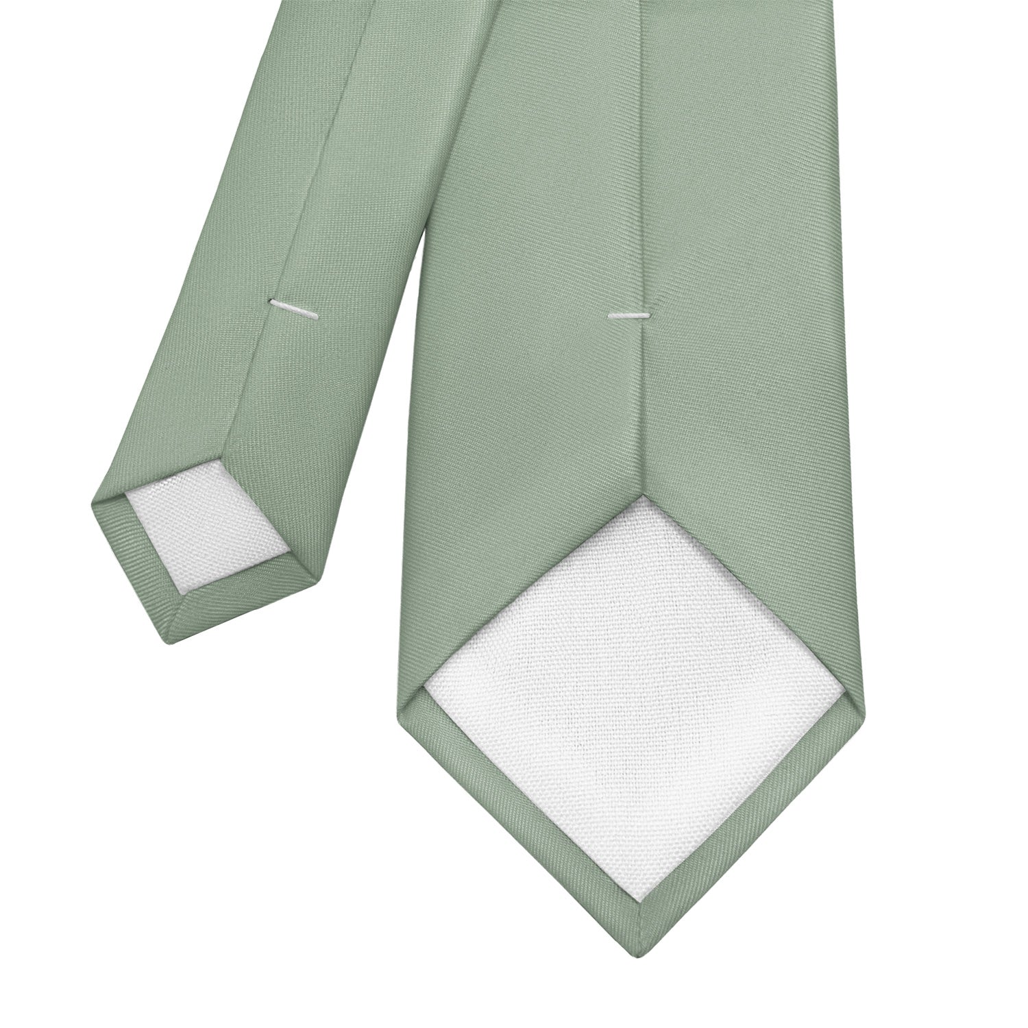 Azazie Dusty Sage Necktie - Tipping - Knotty Tie Co.
