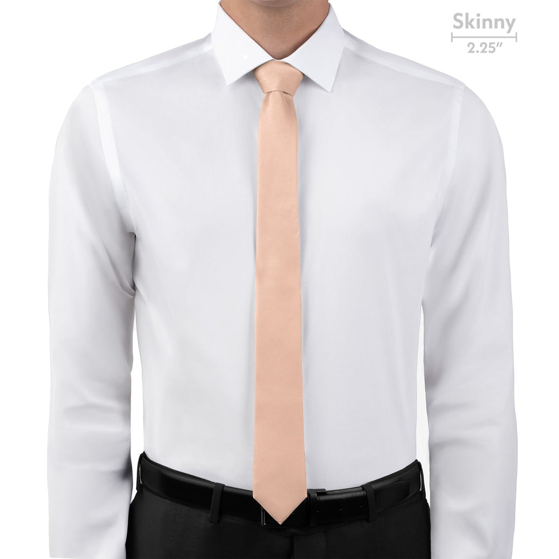 Azazie English Rose Necktie - Skinny - Knotty Tie Co.