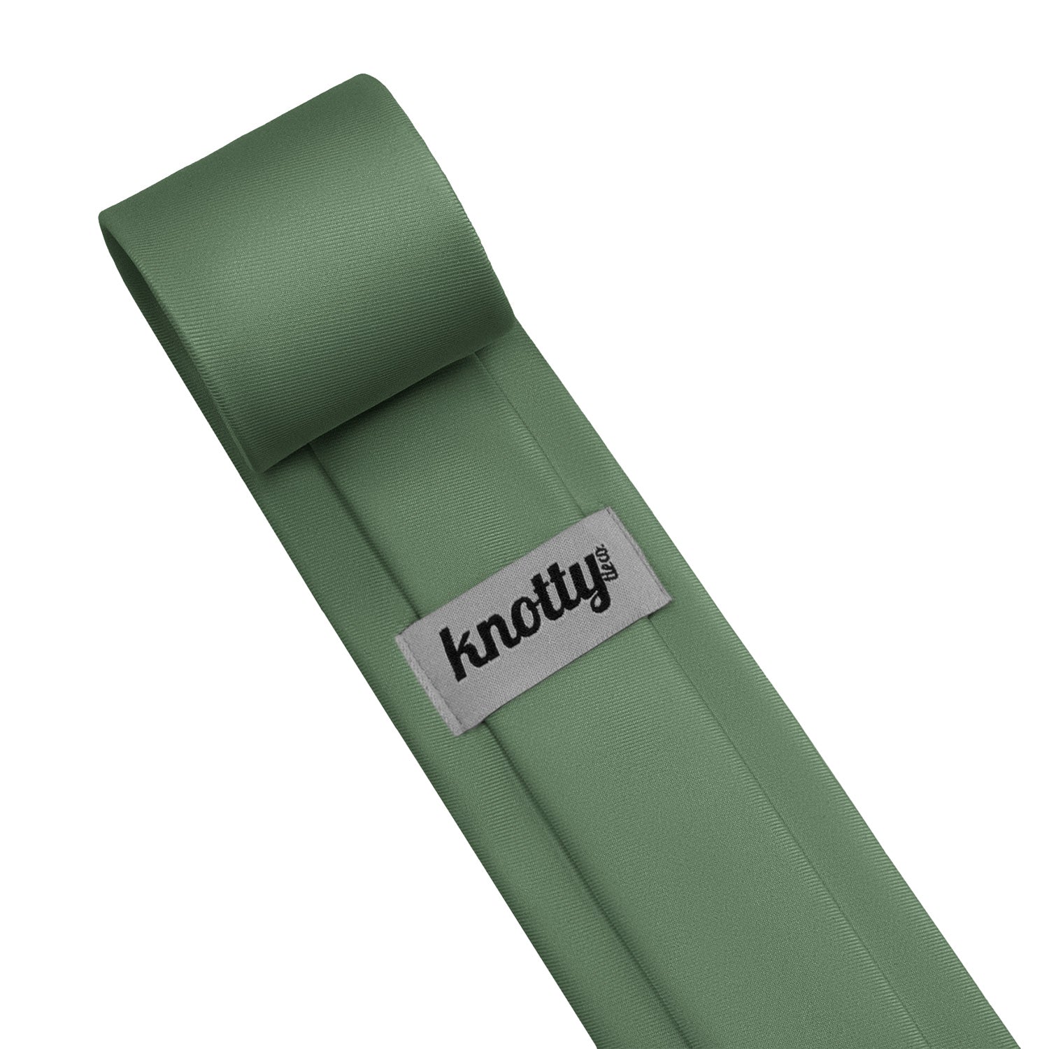 Azazie Eucalyptus Necktie - Tag - Knotty Tie Co.