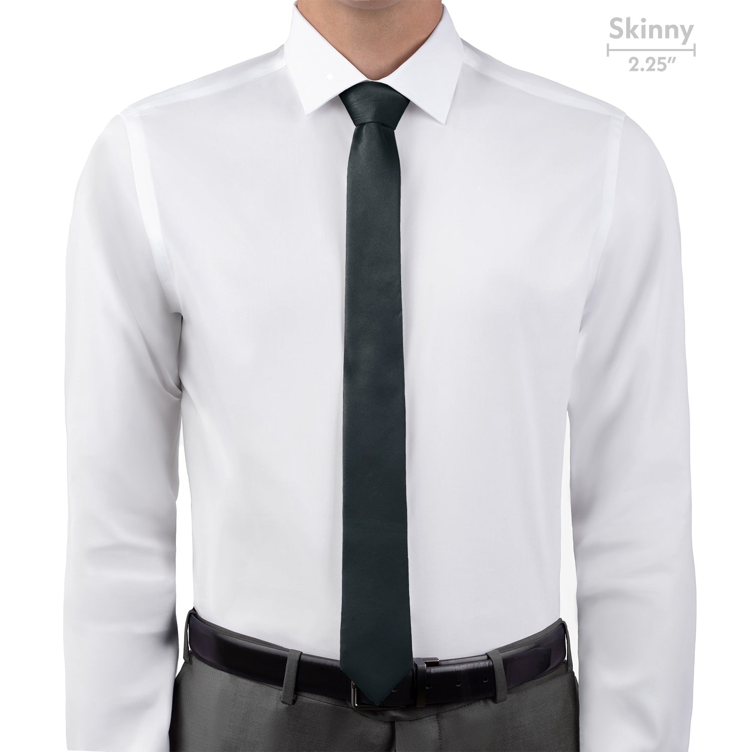 Azazie French Blue Necktie - Skinny - Knotty Tie Co.