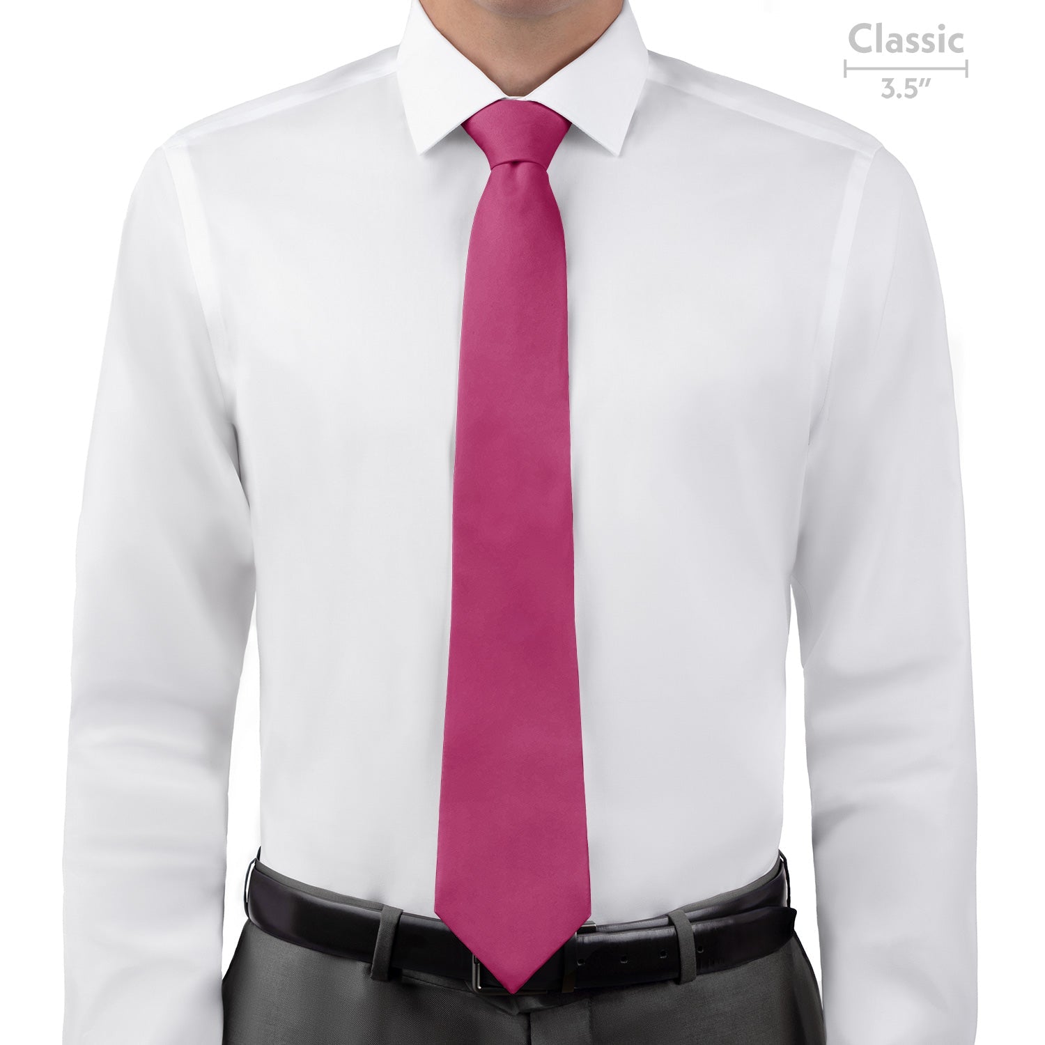 Azazie Fuchsia Necktie - Classic - Knotty Tie Co.