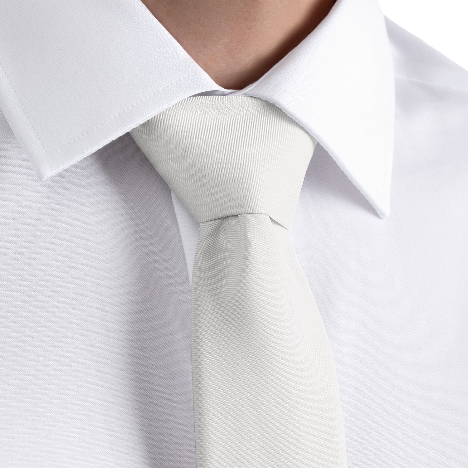 Azazie Ivory Necktie - Dress Shirt - Knotty Tie Co.