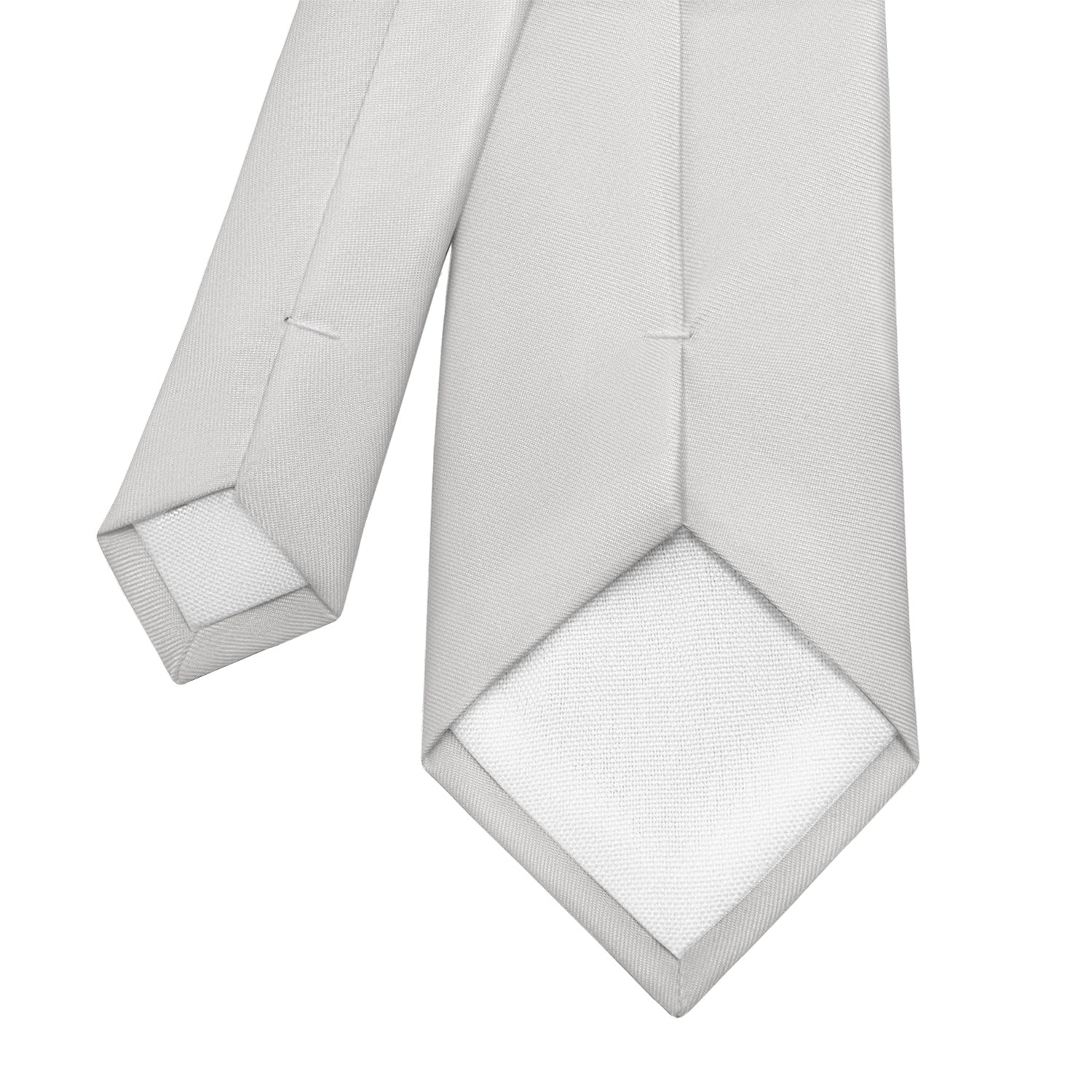 Azazie Ivory Necktie - Tipping - Knotty Tie Co.