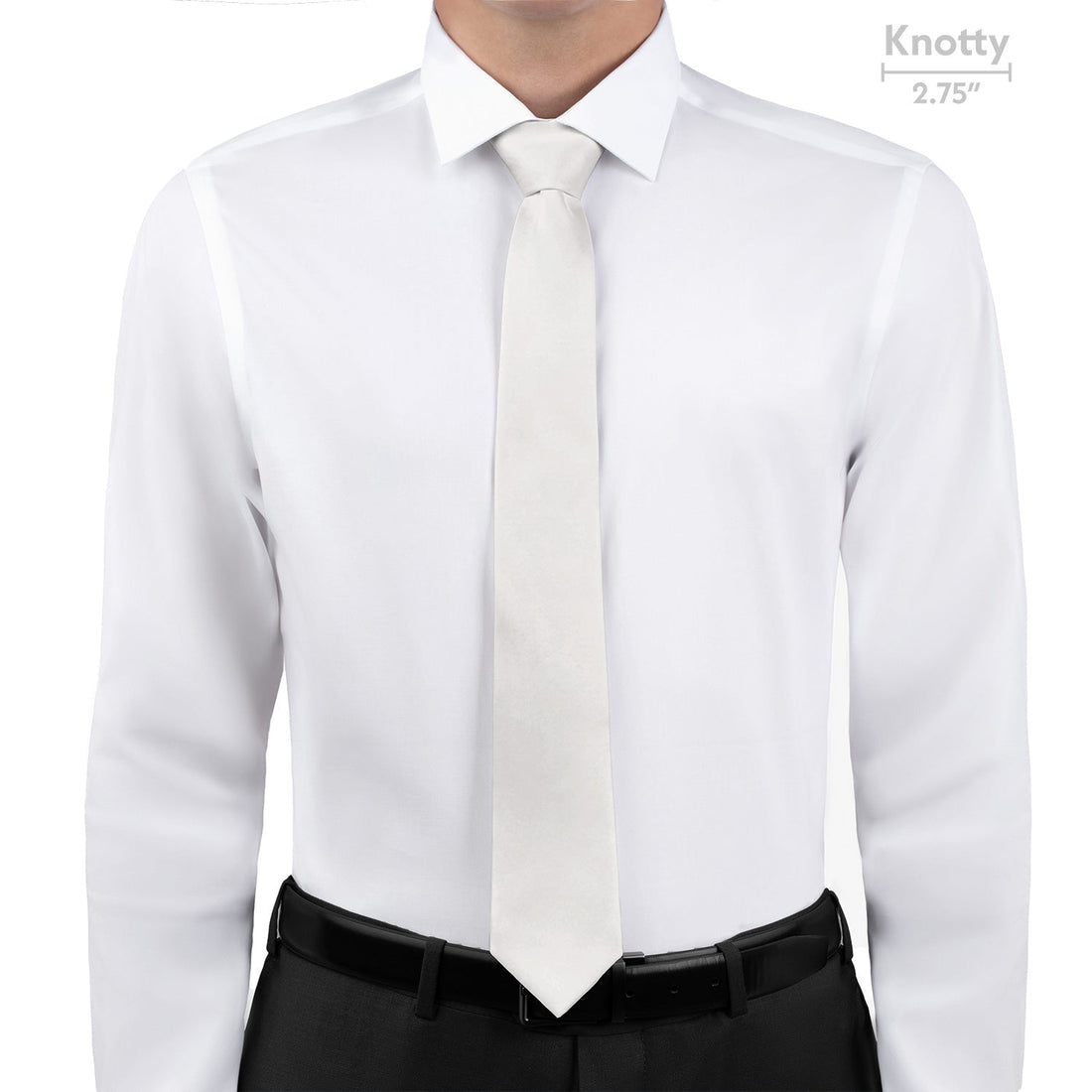 Azazie Ivory Necktie - Knotty - Knotty Tie Co.