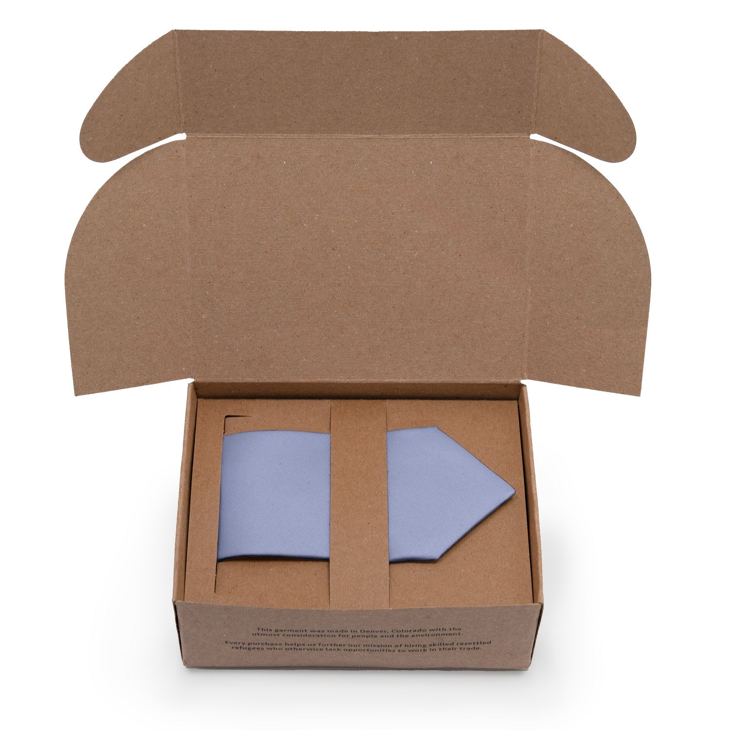 Azazie Lavender Necktie - Packaging - Knotty Tie Co.