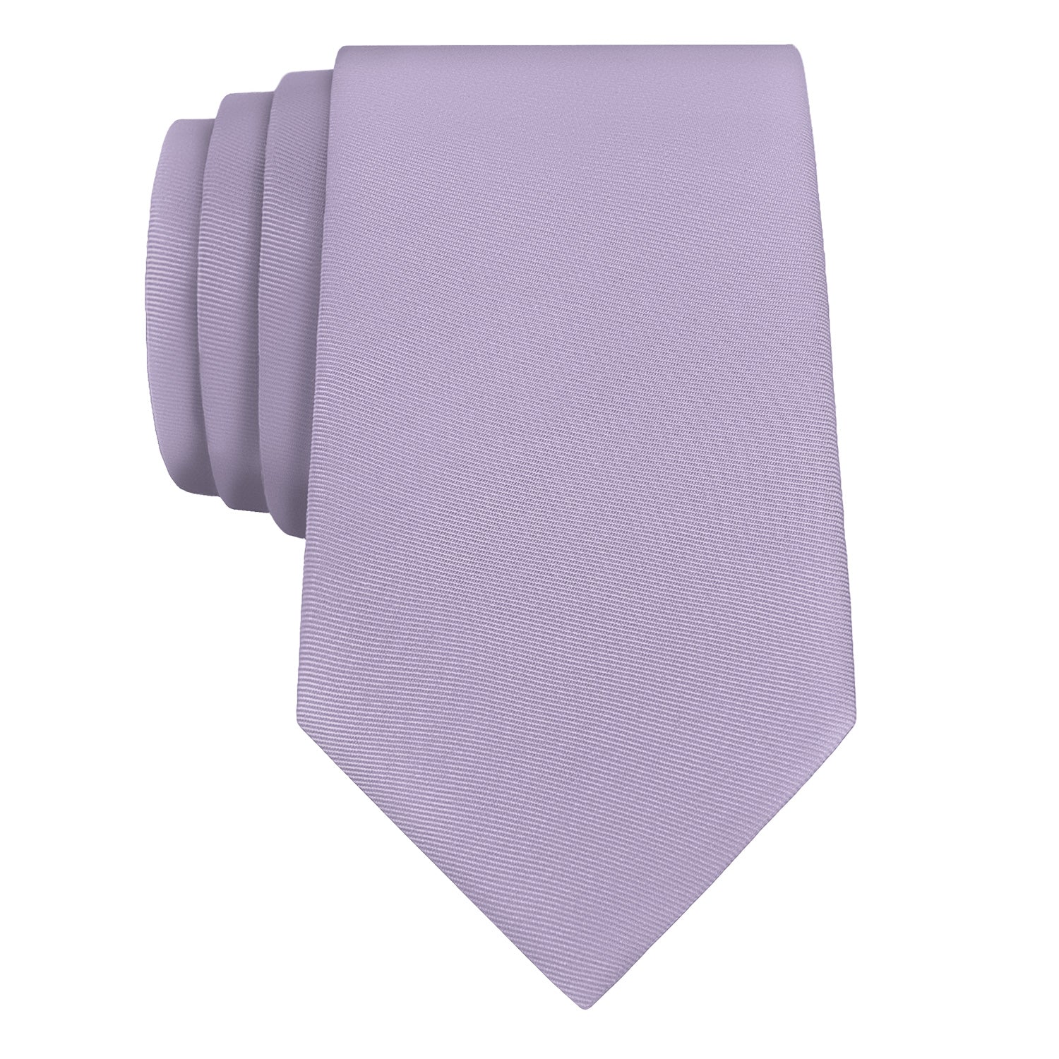 Azazie Lilac Necktie - Rolled - Knotty Tie Co.
