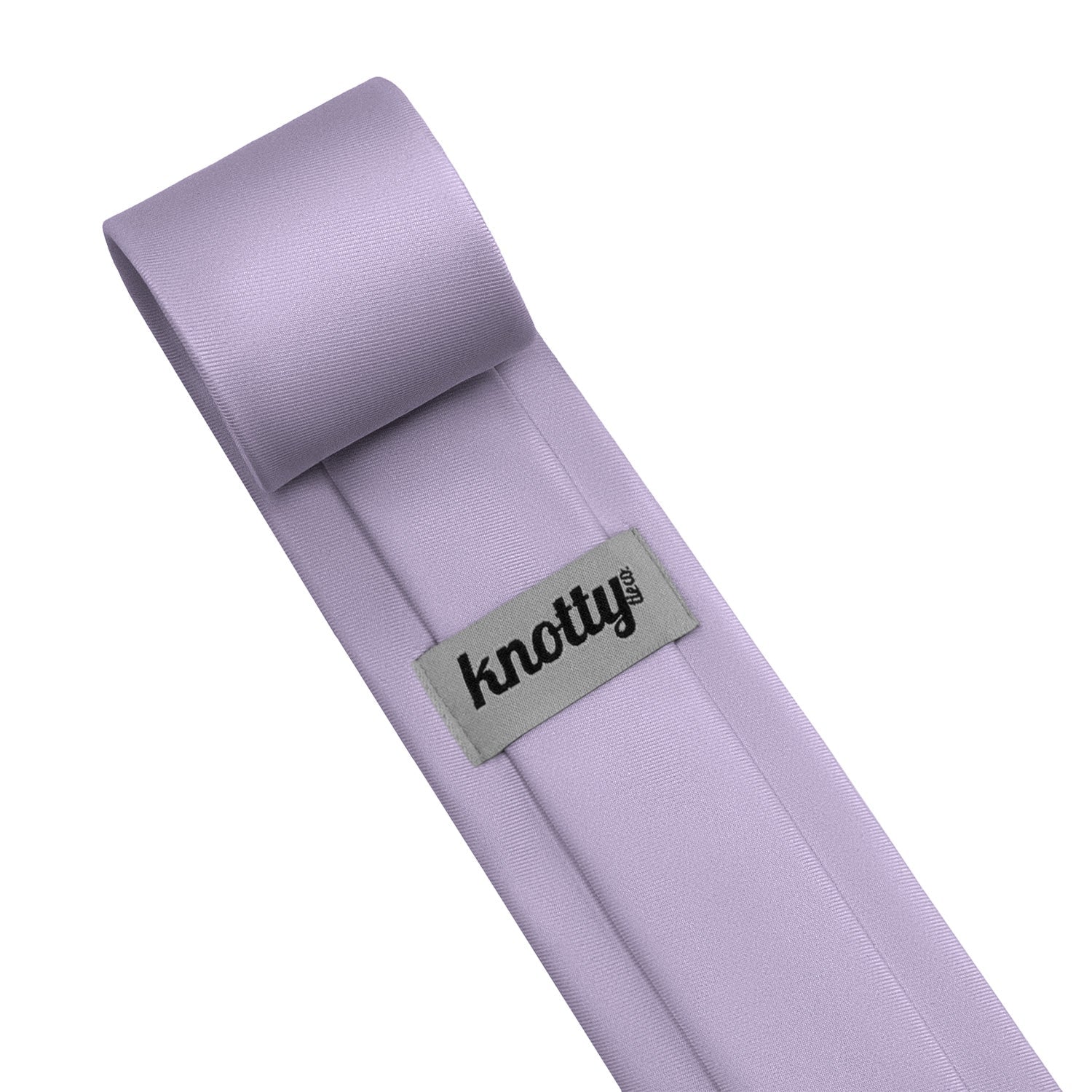 Azazie Lilac Necktie - Tag - Knotty Tie Co.