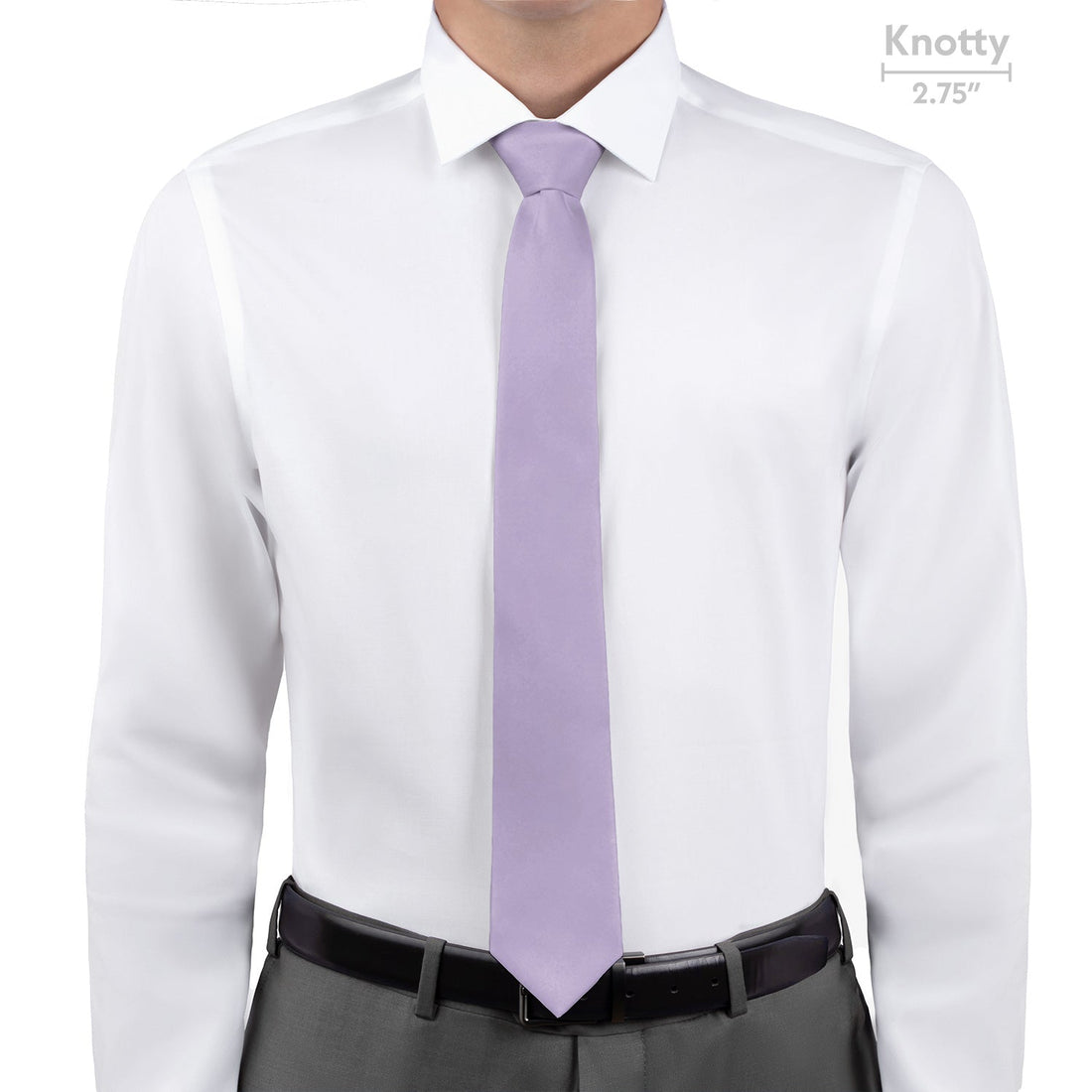 Azazie Lilac Necktie - Knotty - Knotty Tie Co.