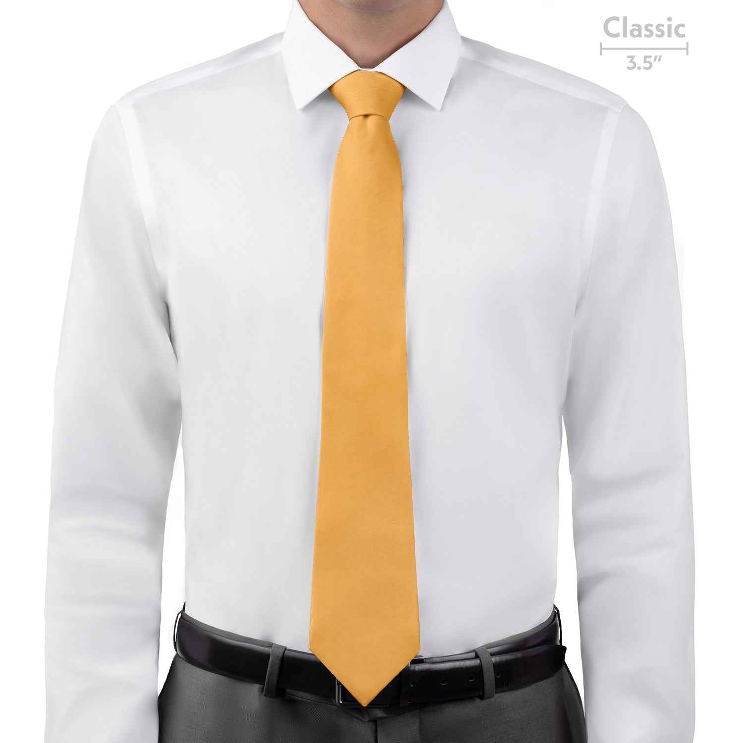 Azazie Marigold Necktie - Classic - Knotty Tie Co.