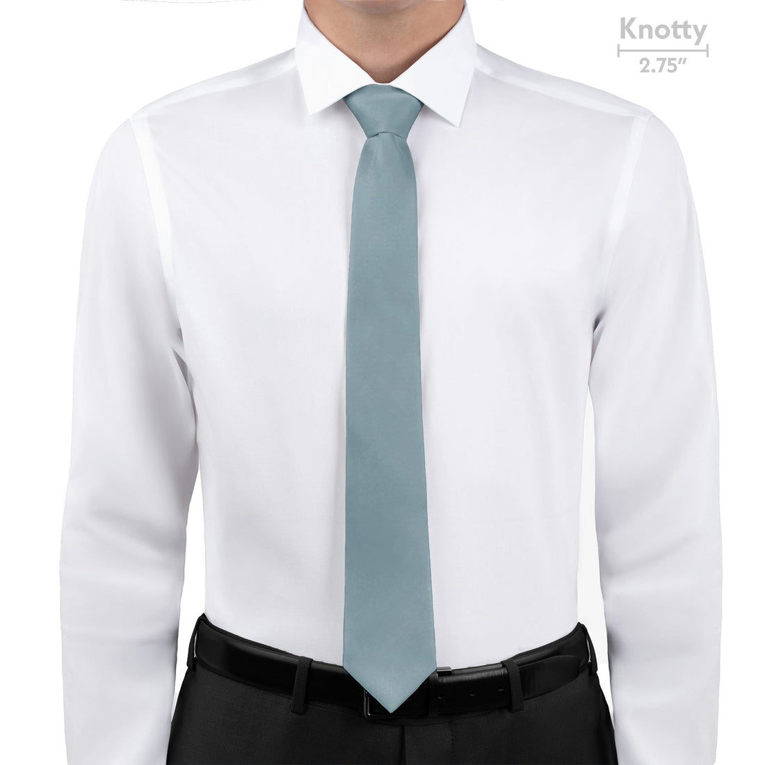 Azazie Moody Blue Necktie - Knotty - Knotty Tie Co.