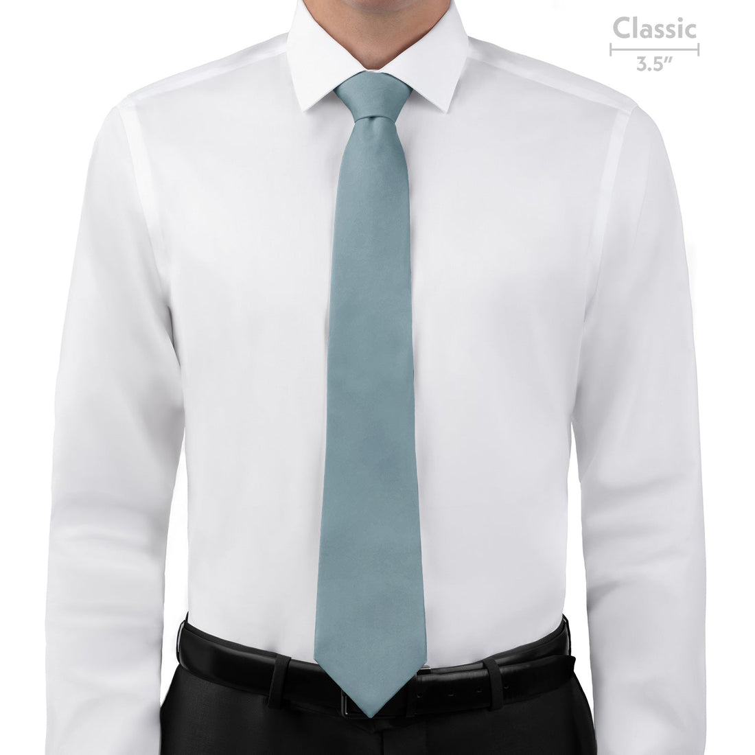 Azazie Moody Blue Necktie - Classic - Knotty Tie Co.