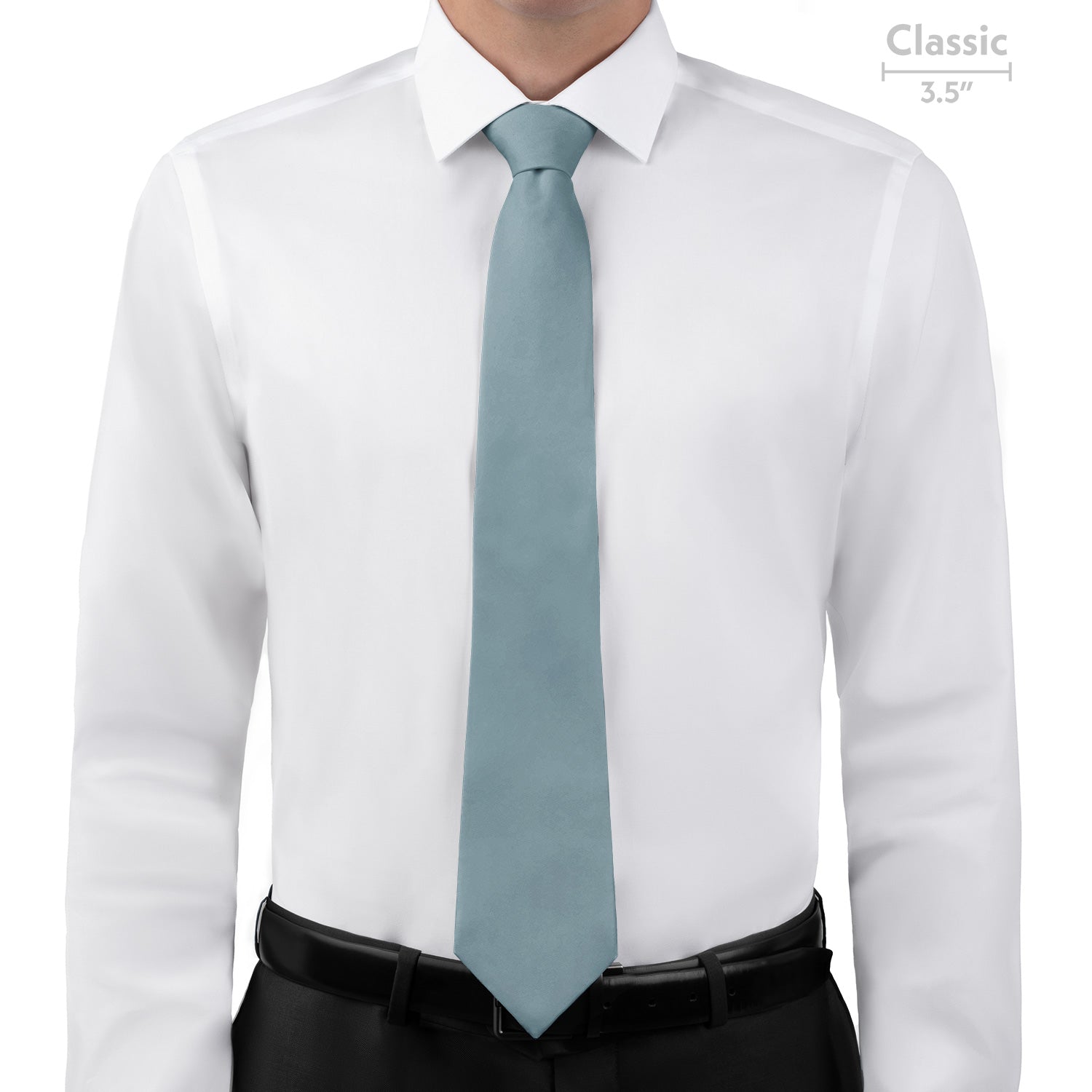 Azazie Moody Blue Necktie - Classic - Knotty Tie Co.