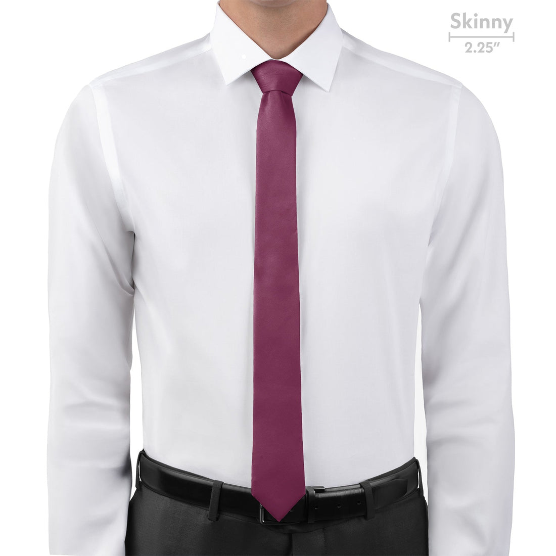 Azazie Orchid Necktie - Skinny - Knotty Tie Co.