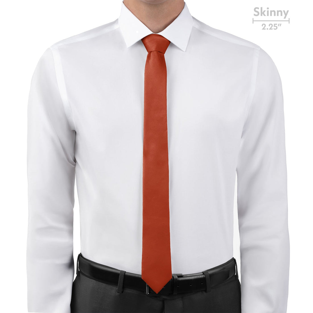 Azazie Paprika Necktie - Skinny - Knotty Tie Co.
